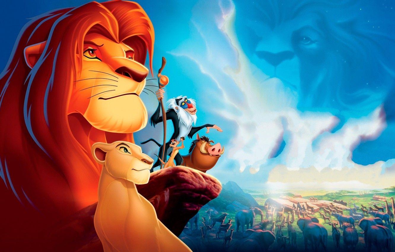 1332x850 Wallpaper Simba, Cartoon, Timon and Pumbaa, The lion king image