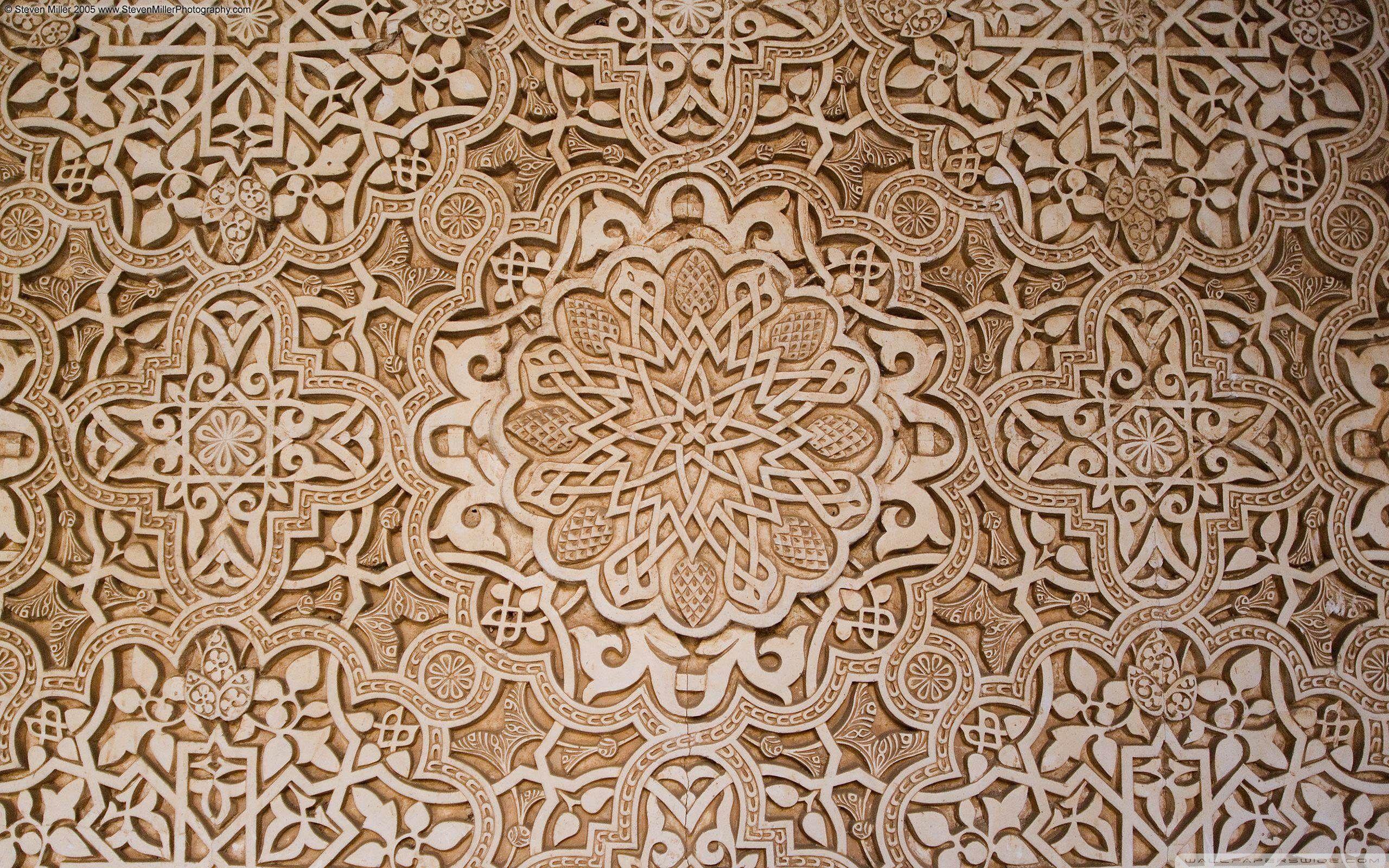 Arabesque Wallpaper Gold  Mayflower Wallpaper