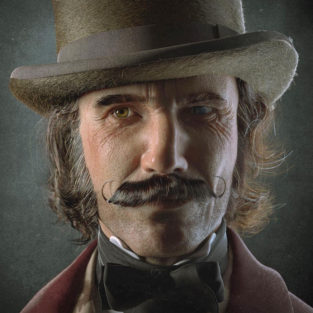 1080x1080 ZBrush “Bill the Butcher: fan art for the film Gangs of New York