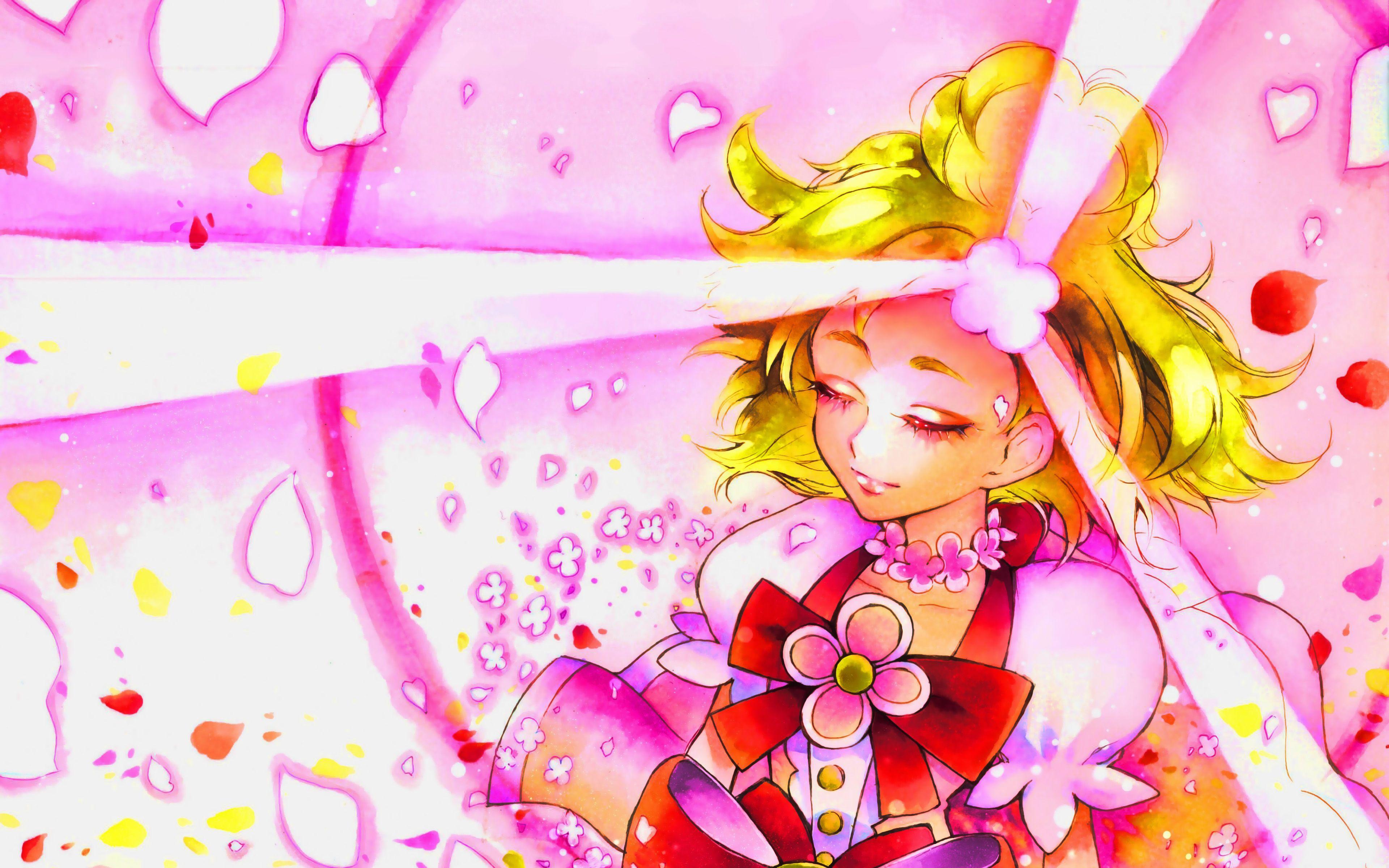 3840x2400 Download wallpaper Haruno Haruka, 4k, abstract art, Go Princess