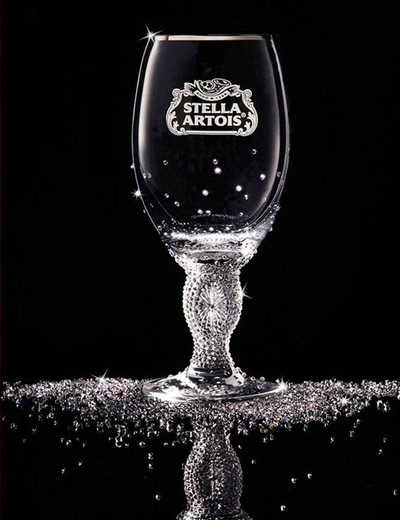 800x1039 Enjoy Stella Artois Sipping from $500 Crystal Chalice