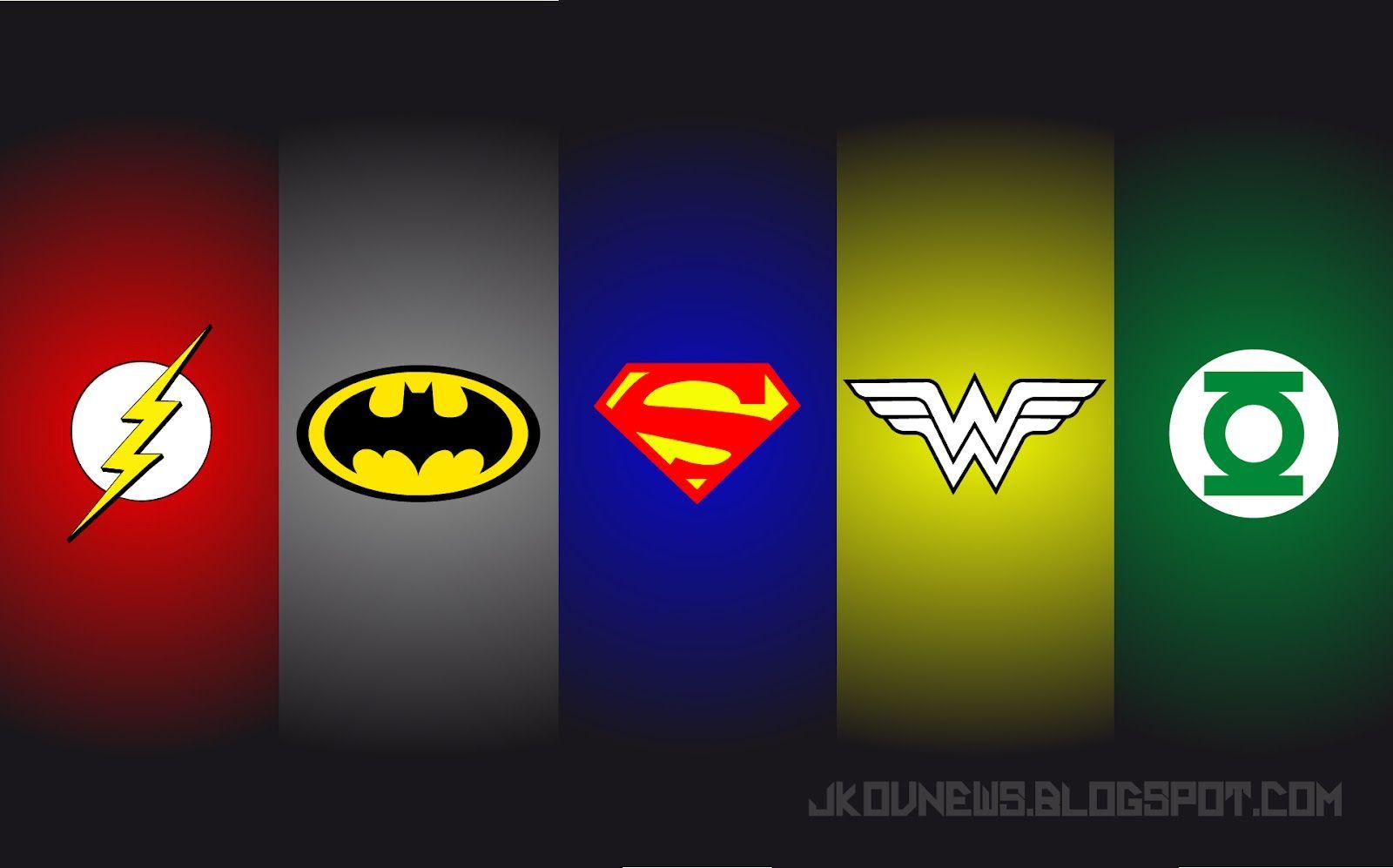 justice league logos and names