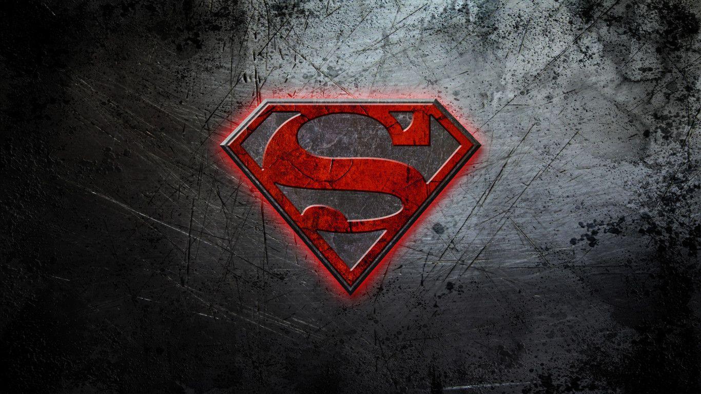 1366x768 Superman Logo 4k 1366x768 Resolution HD 4k Wallpaper