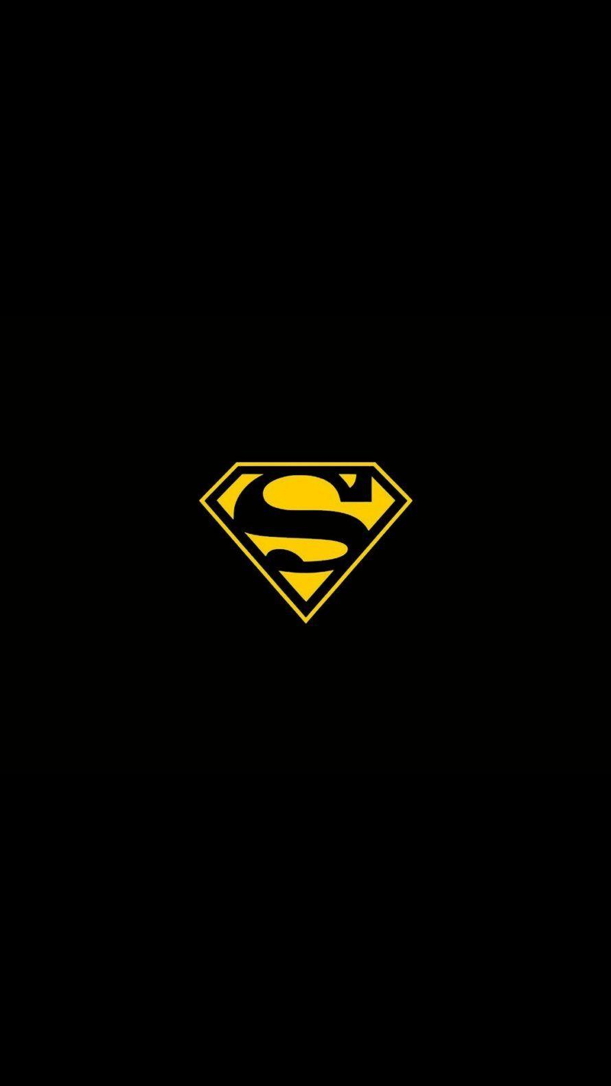 890x1582 Superman Logo iPhone Wallpaper HD