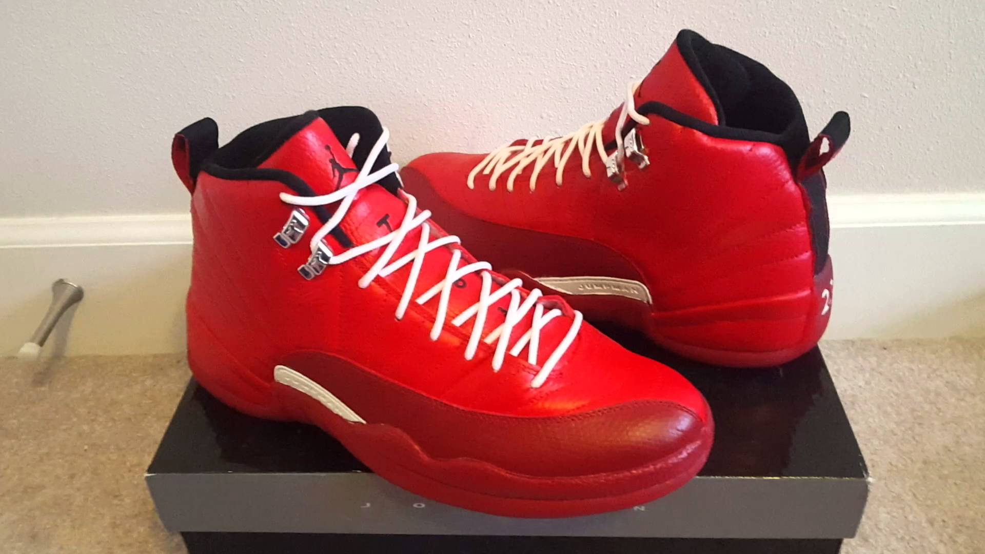 1920x1080 Jordan 12 Gym Red Custom