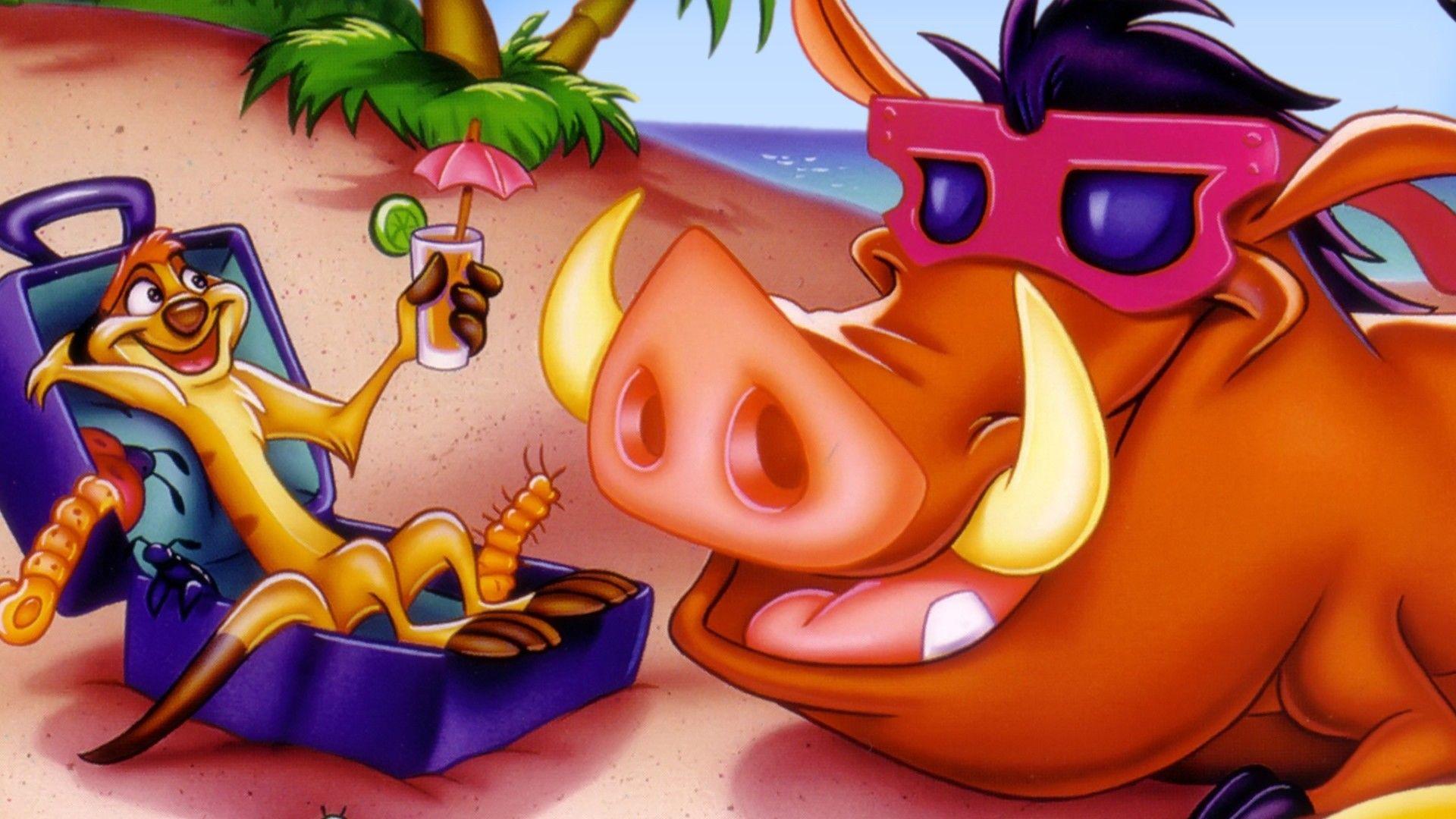 1920x1080 Timon And Pumbaa HD Wallpaper for desktop download