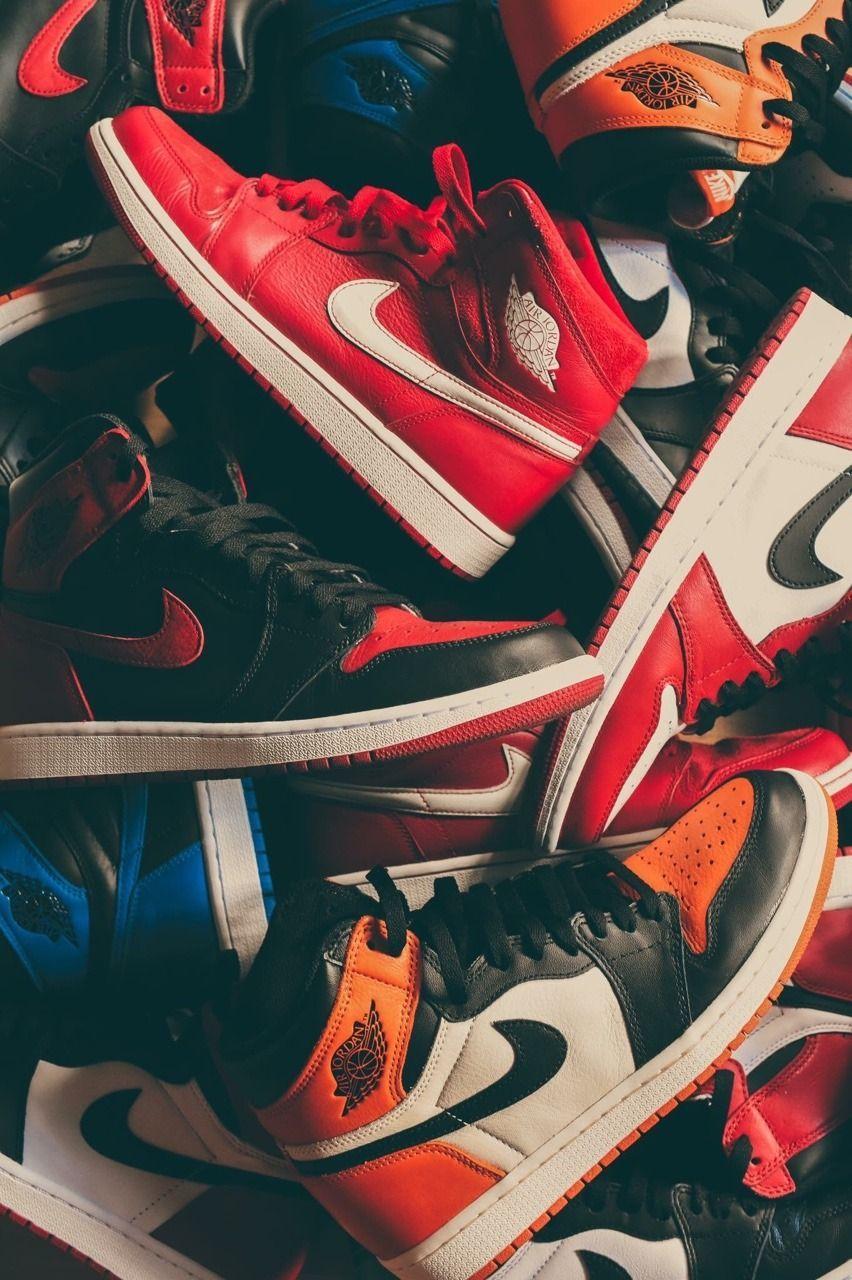 852x1280 Wallpaper Of Jordan Shoes