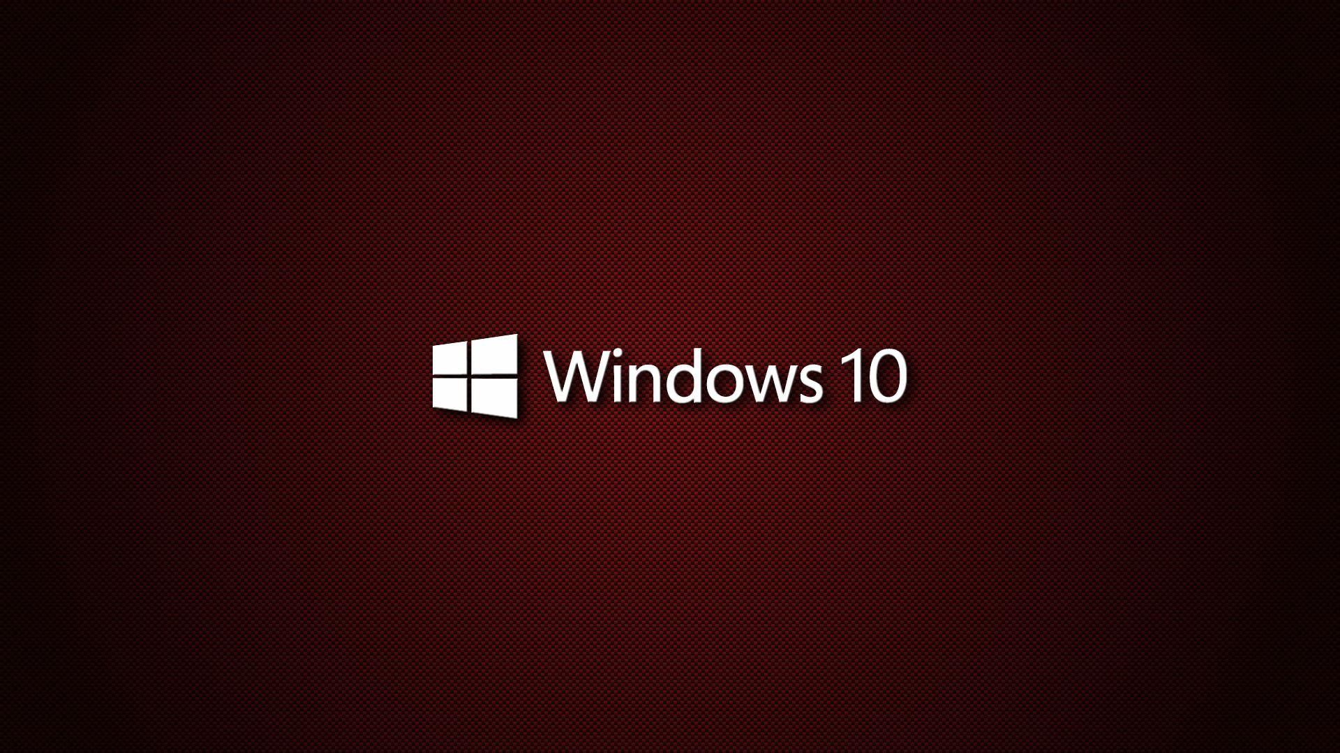 1920x1080 Free download Windows 10 Wallpaper Red carbon HD Wallpaper