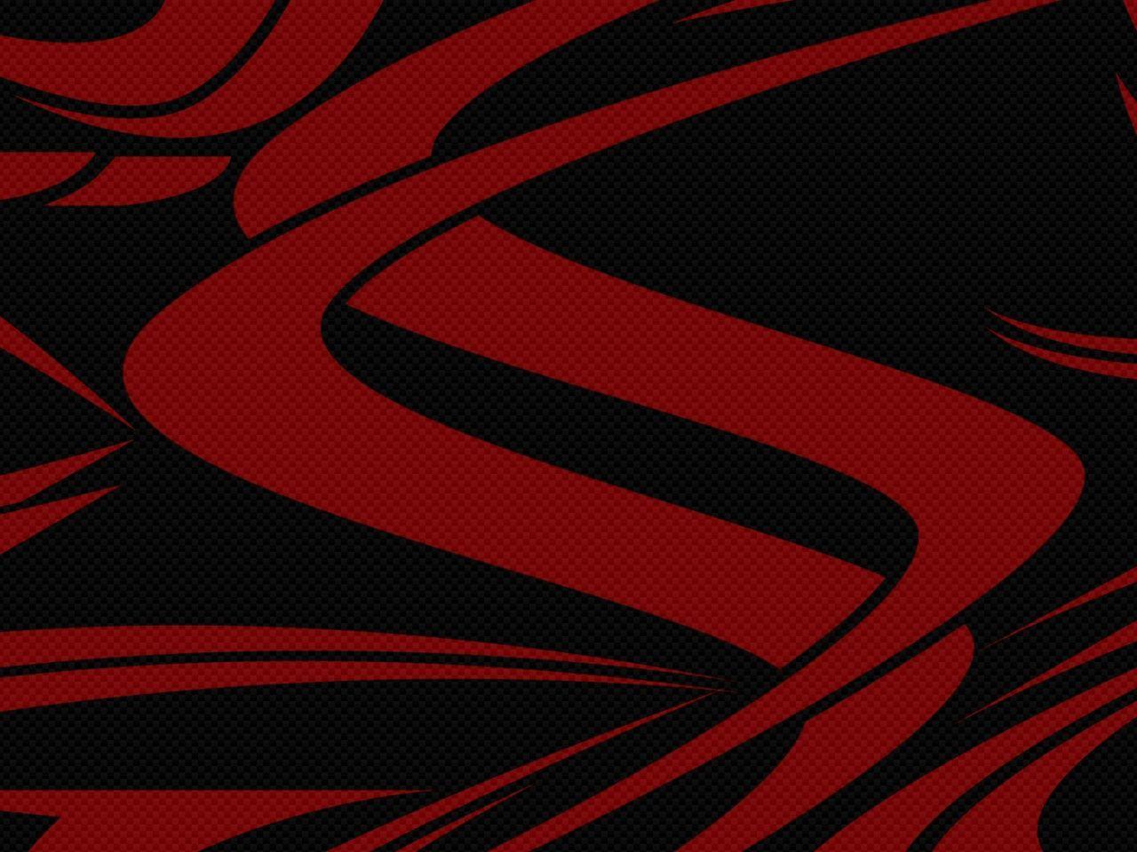1280x960 Red & Black Carbon desktop PC and Mac wallpaper