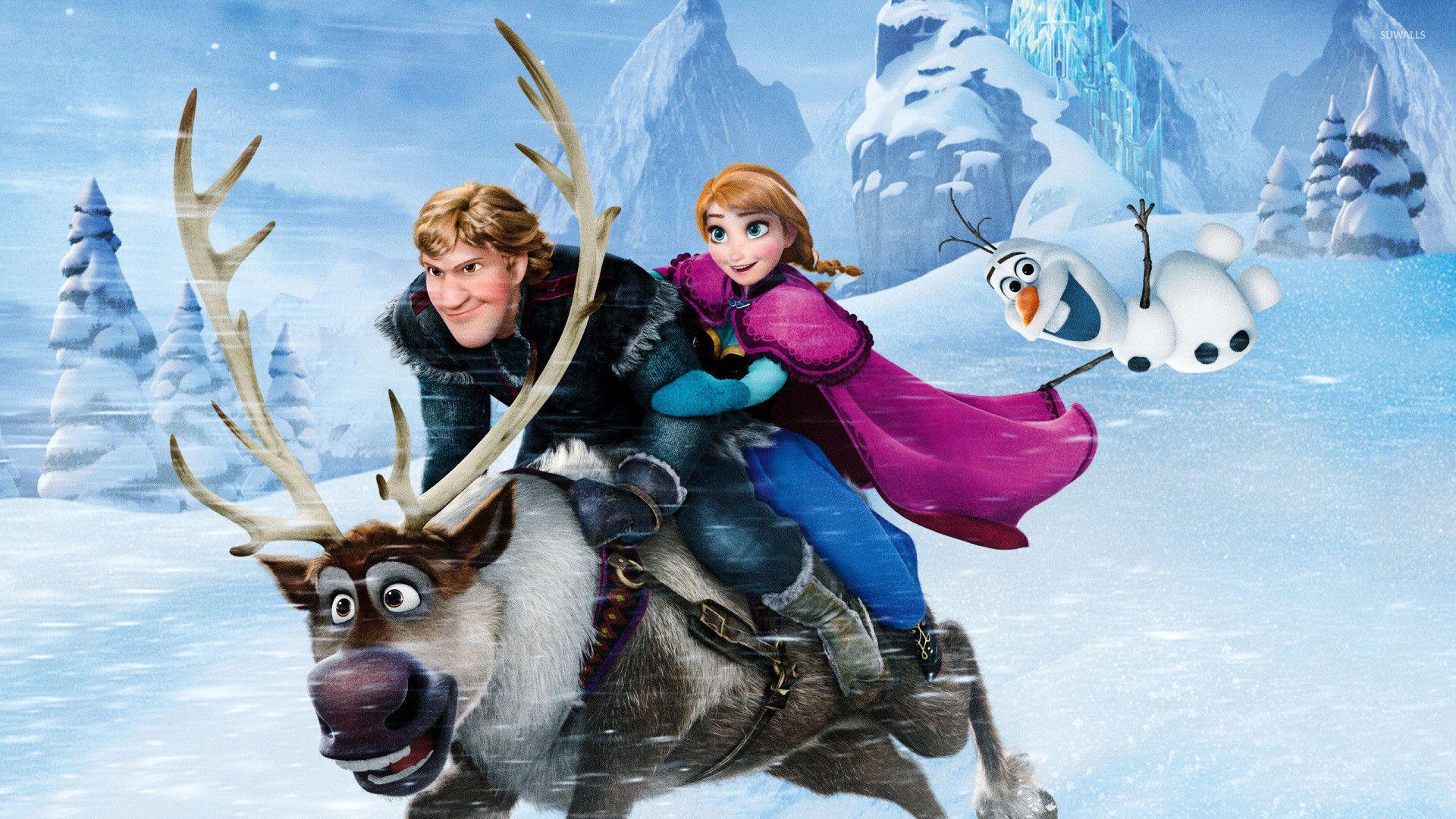 1920x1080 Elsa And Jack Frost Wallpaper Anna Olaf Y Kristoff Wallpaper & Background Download