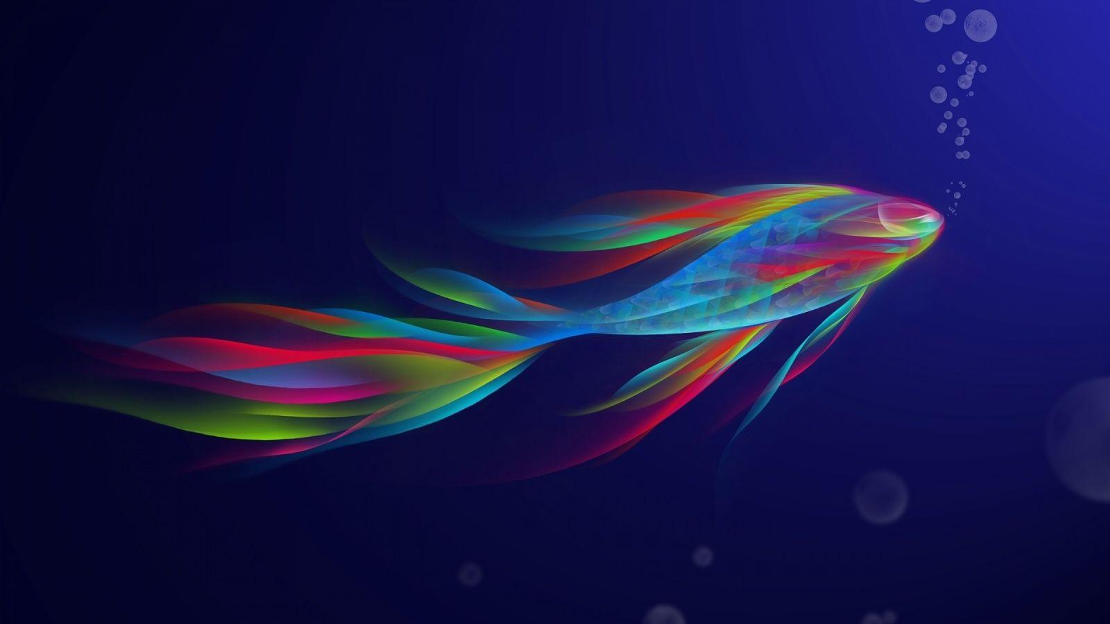 1600x900 Underwater Fish Wallpaper