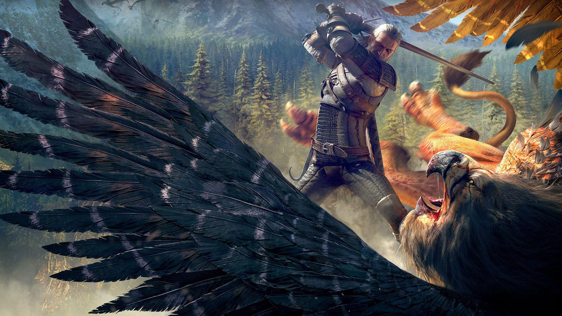 1920x1080 Free download The Witcher 3 Wild Hunt Witcher Griffin Wallpaper