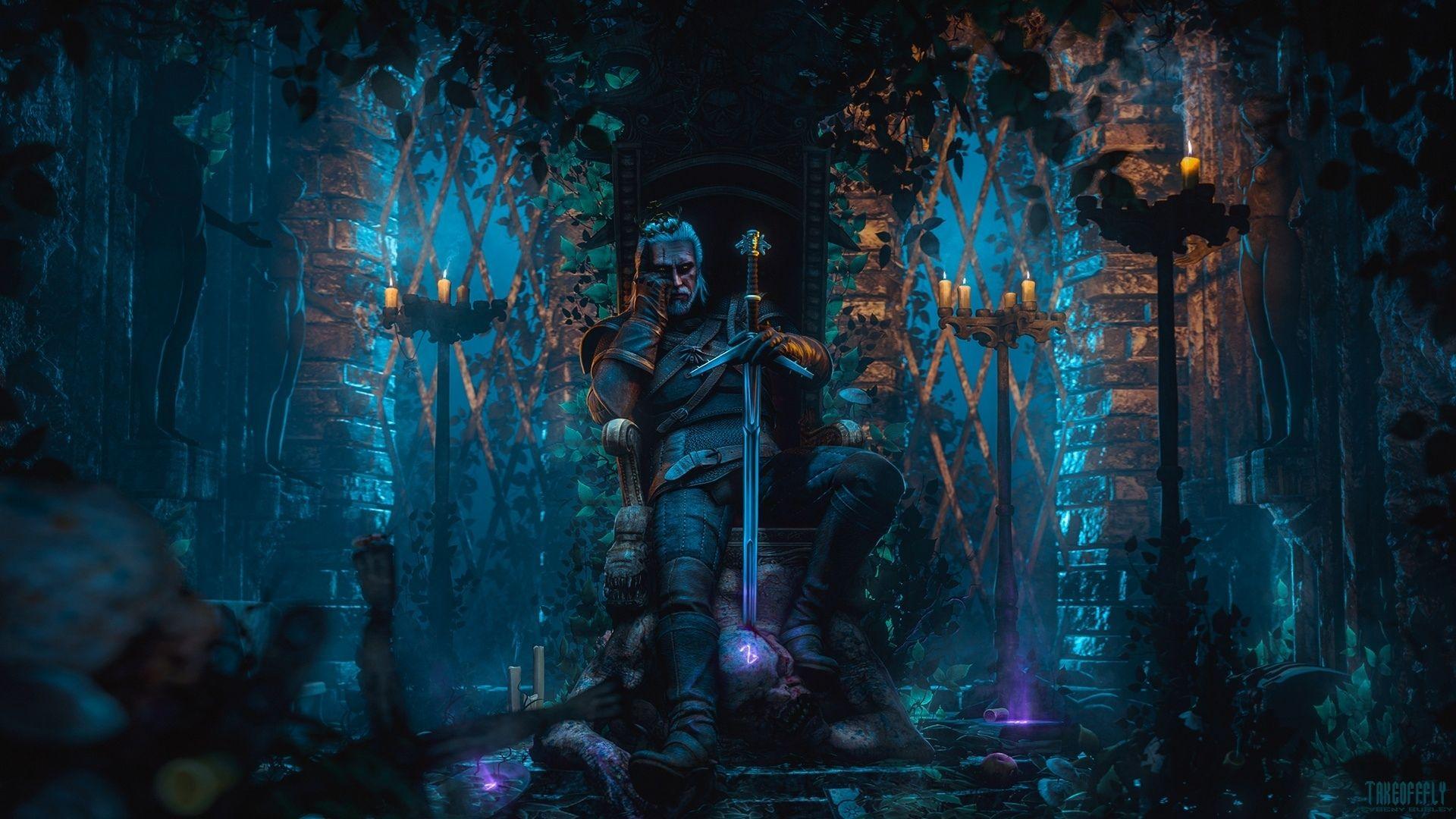 1920x1080 Download 1920x1080 wallpaper geralt of rivia, the witcher, video