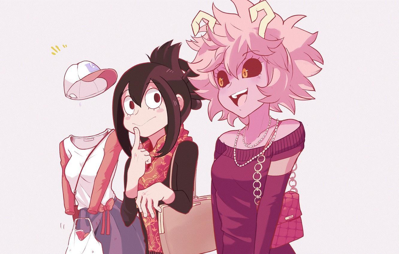 1332x850 Anime Pink My Hero Academia Wallpaper