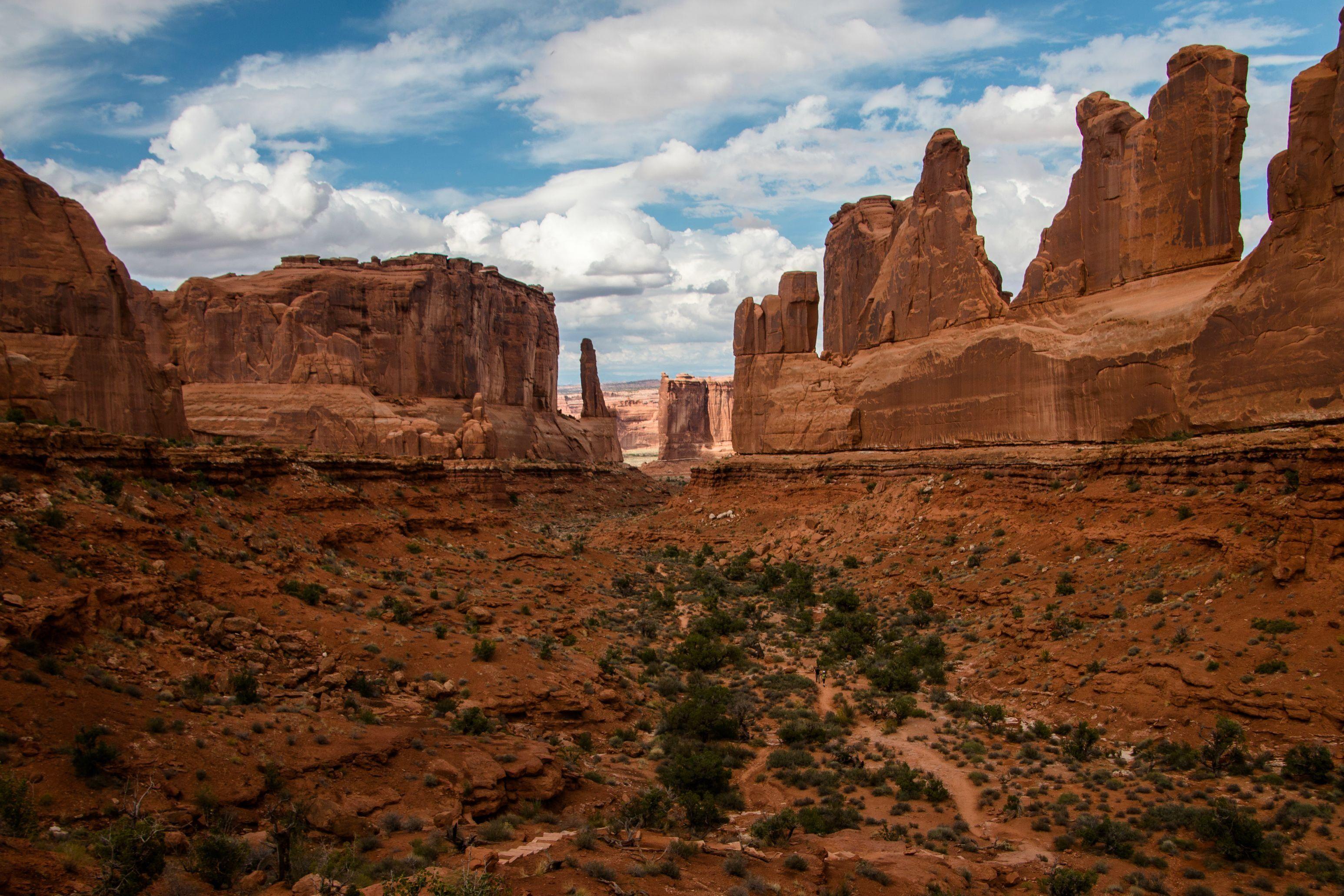 3093x2062 Park Avenue Arches National Park Moab Utah HD wallpaper
