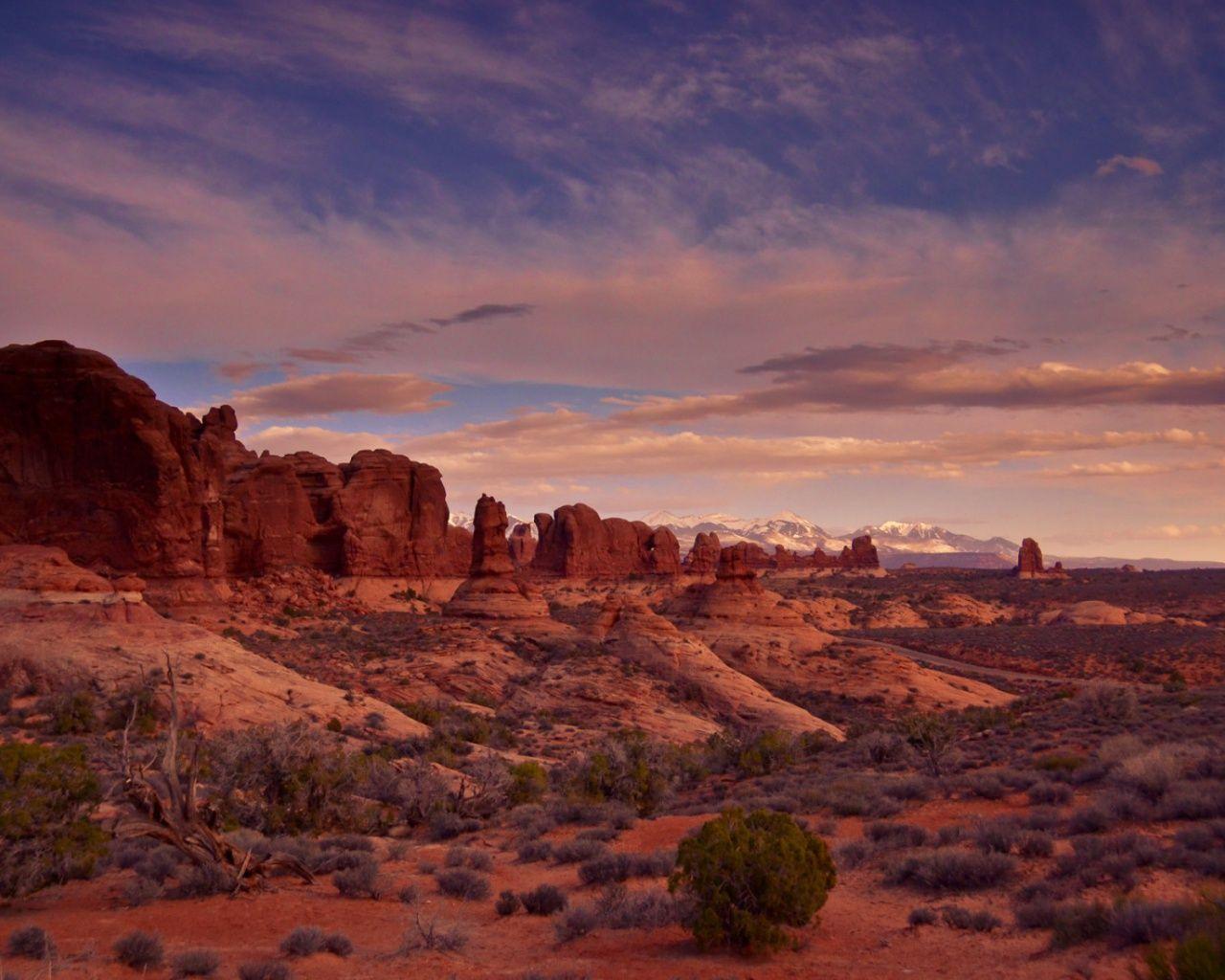 1280x1024 Arches National Park Utah desktop PC and Mac wallpaper
