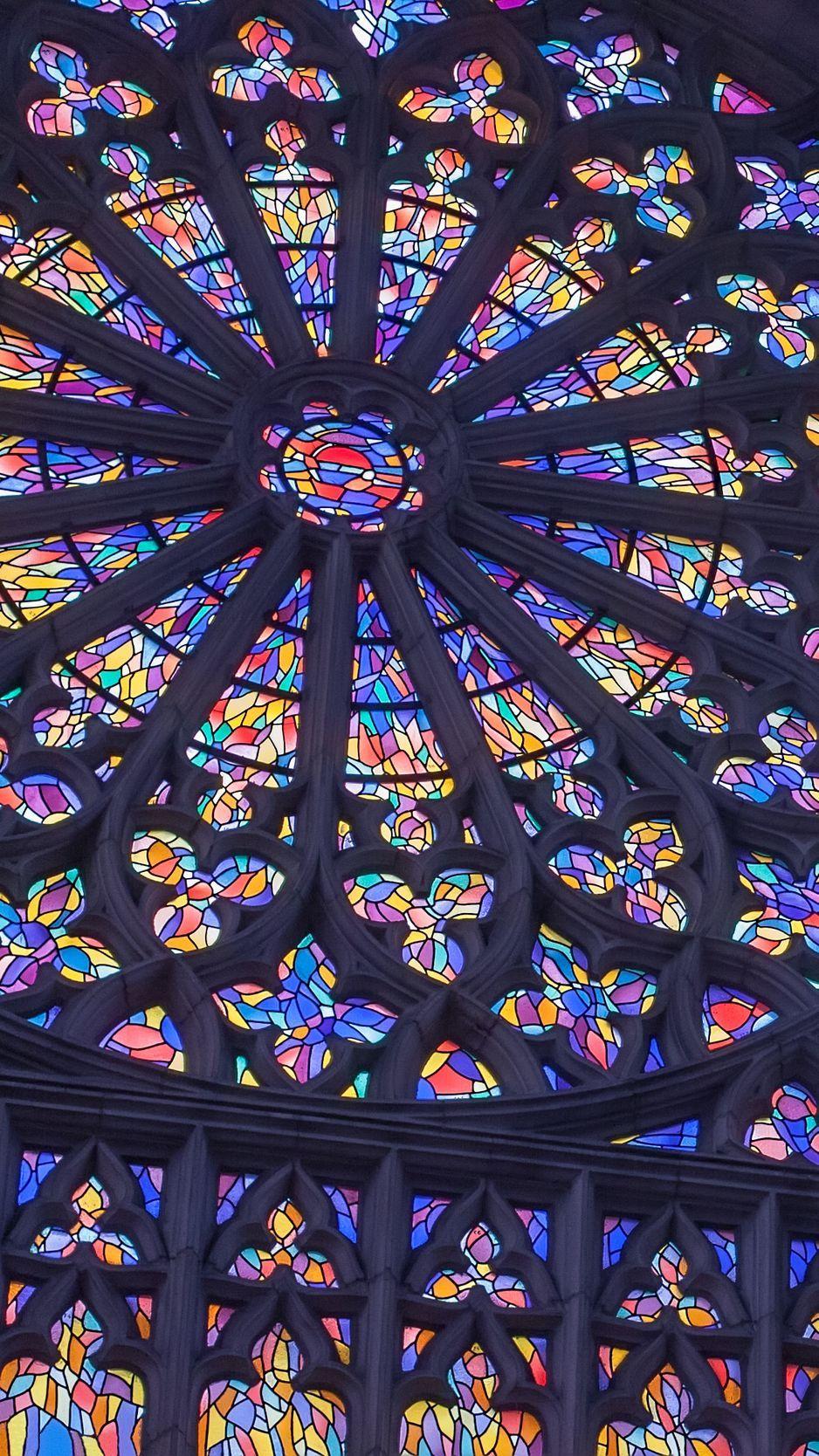 938x1668 Download wallpaper 938x1668 stained glass, window, cathedral