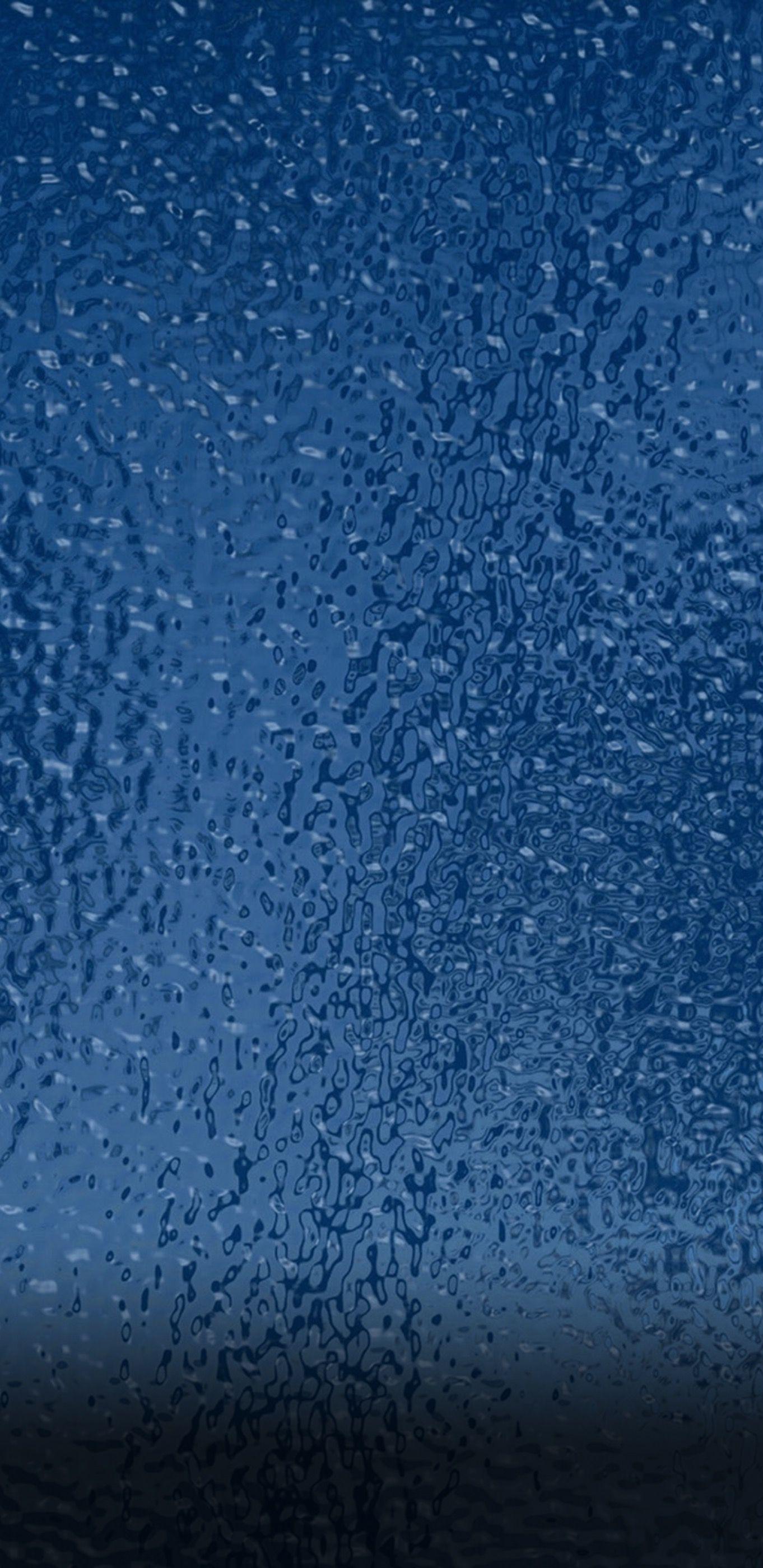 1362x2800 S8 Wallpaper Background Blue Water Drop Glass Dark