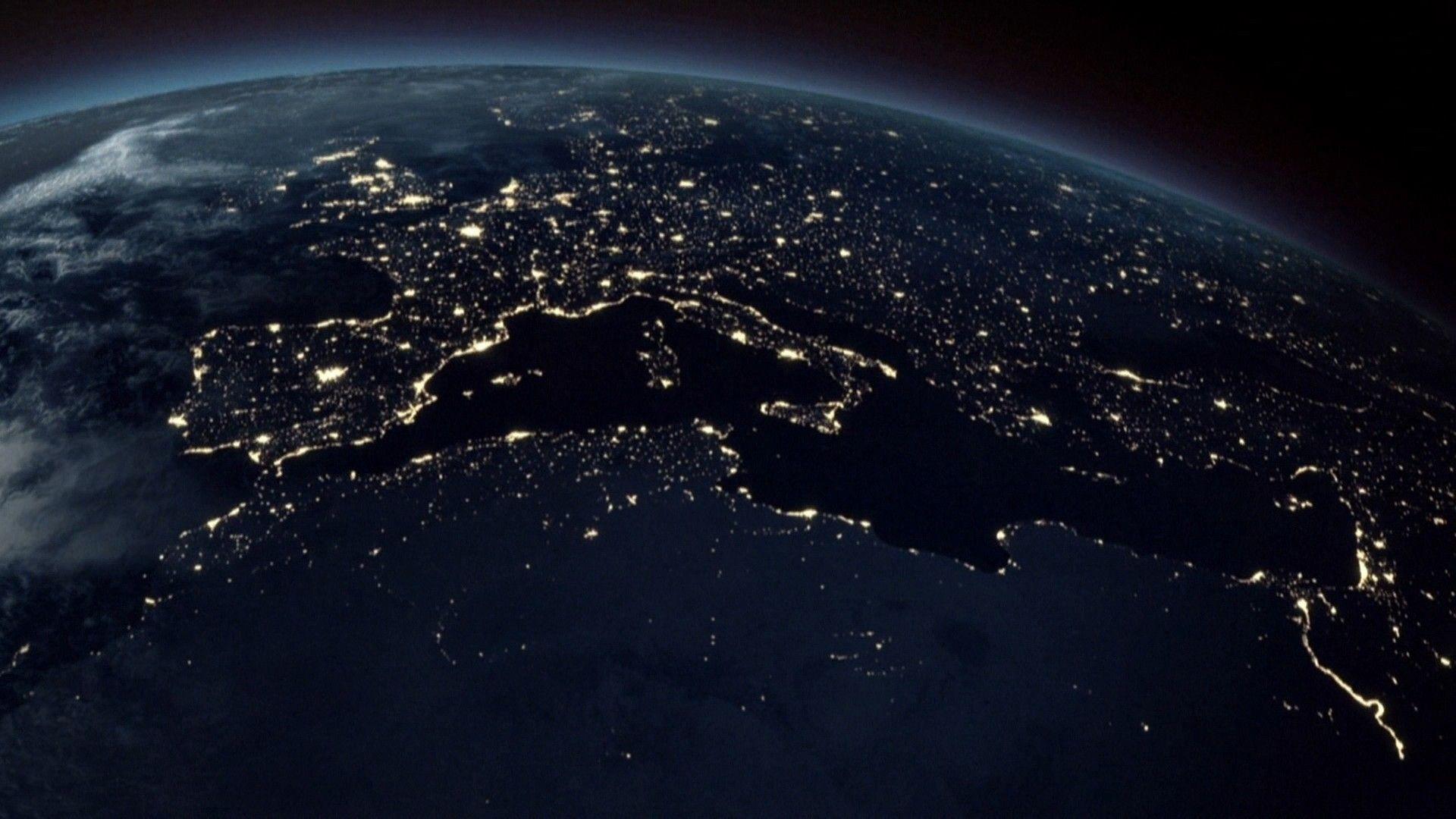 Earth at Night From Space Wallpapers - Top Free Earth at Night From Space  Backgrounds - WallpaperAccess