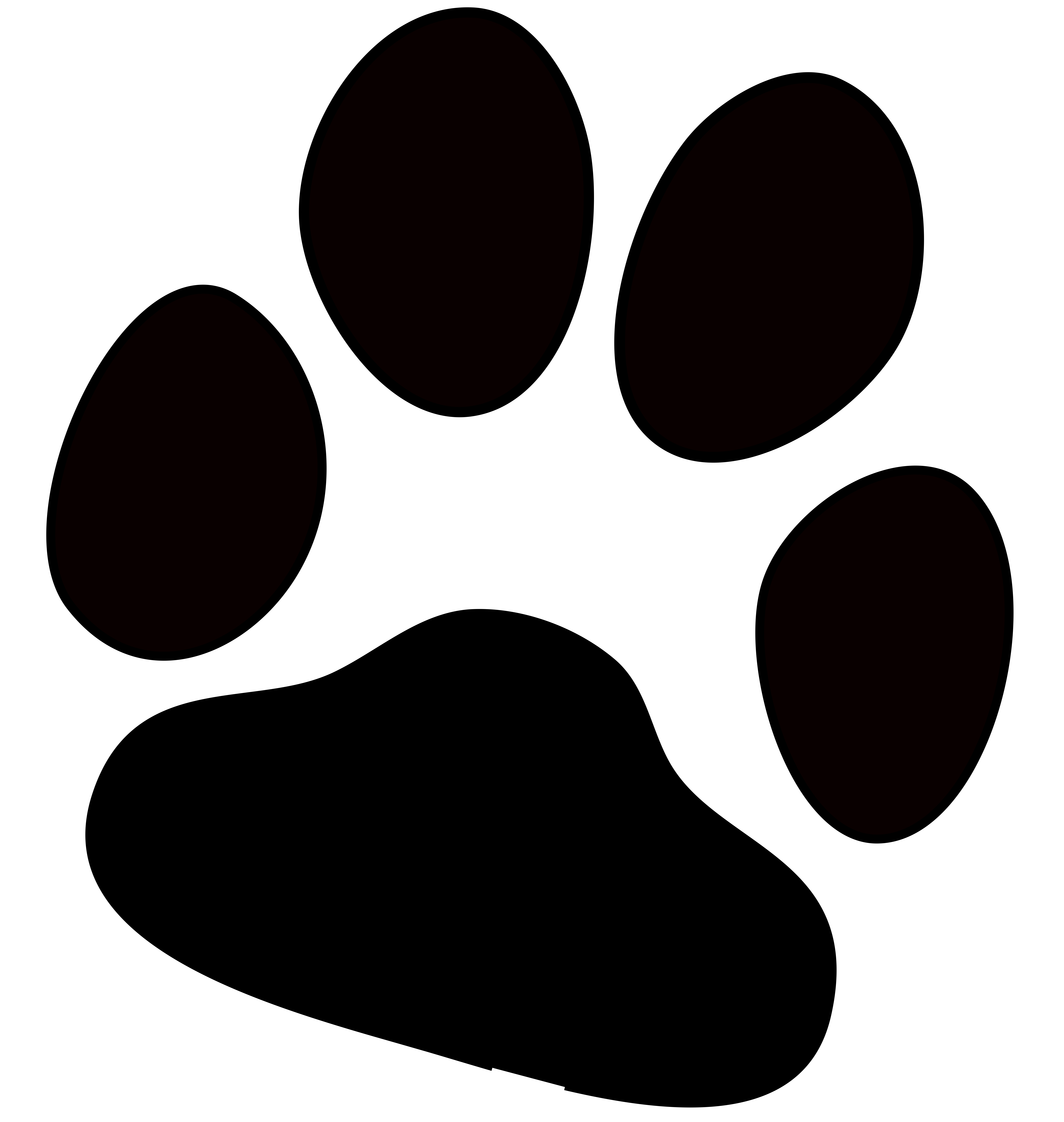 7115x7500 Paw Print PNG HD Transparent Paw Print HD PNG Image