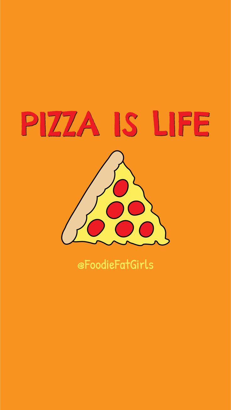 736x1307 FREE Pizza is Life Phone Background. Foodie Phone Wallpaper