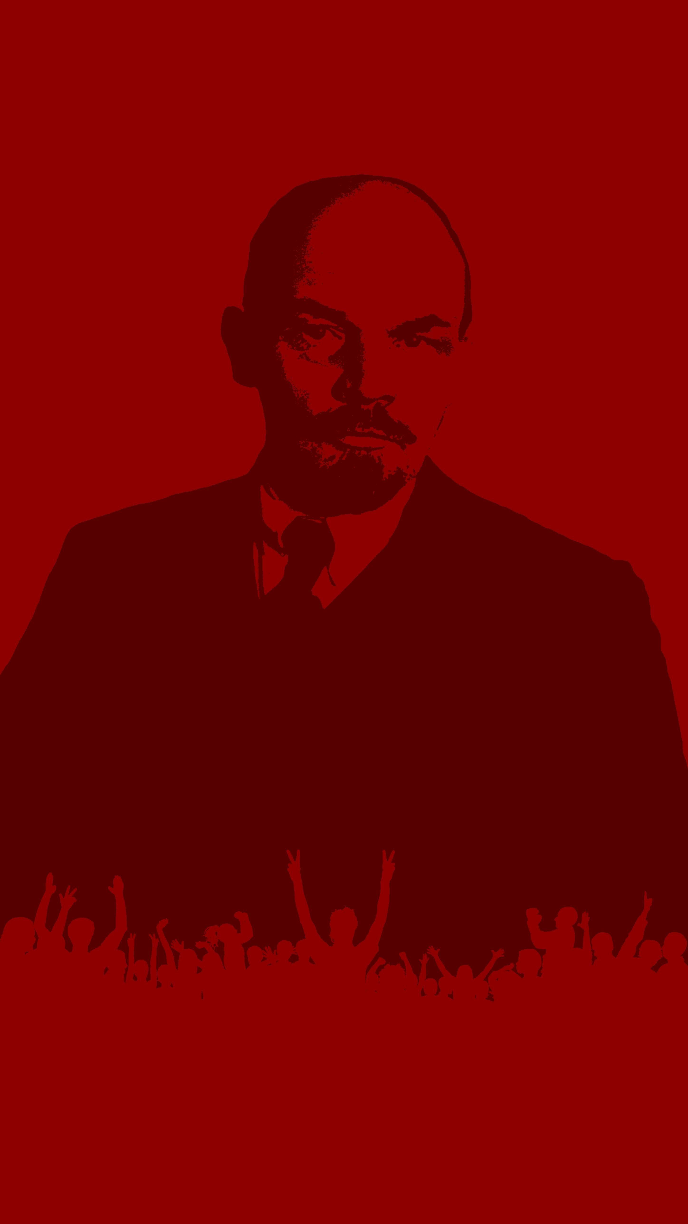 Vladimir Lenin vintage propaganda poster, graffiti stencil style