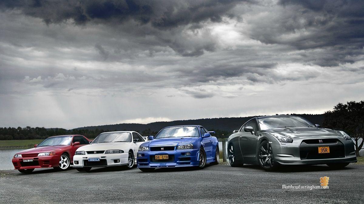 1200x675 Skyline R32. R33. R34. R35 GTR. Nissan