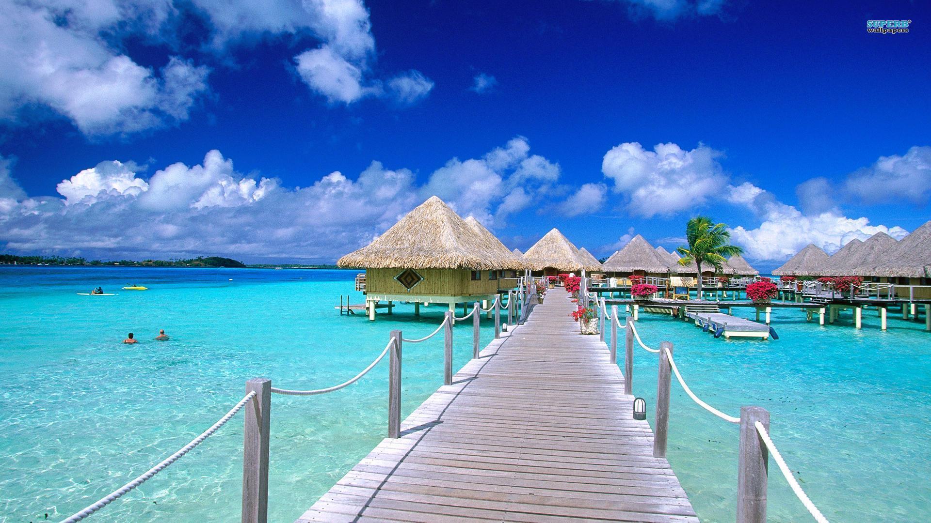 1920x1080 Bora Bora Wallpaper