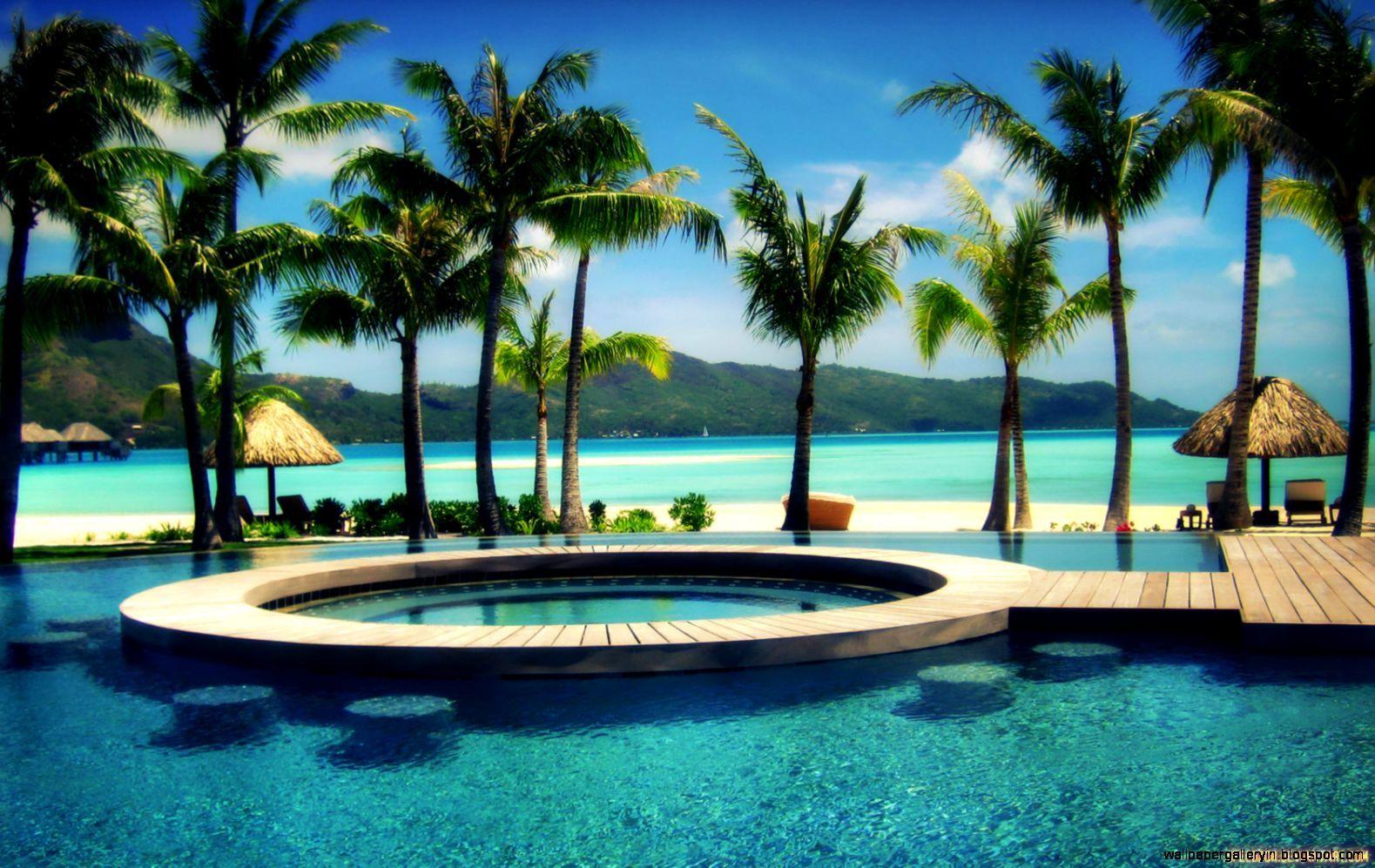 1579x997 Beautiful Bora Bora Beach Nature Creative Photography Wallpaper