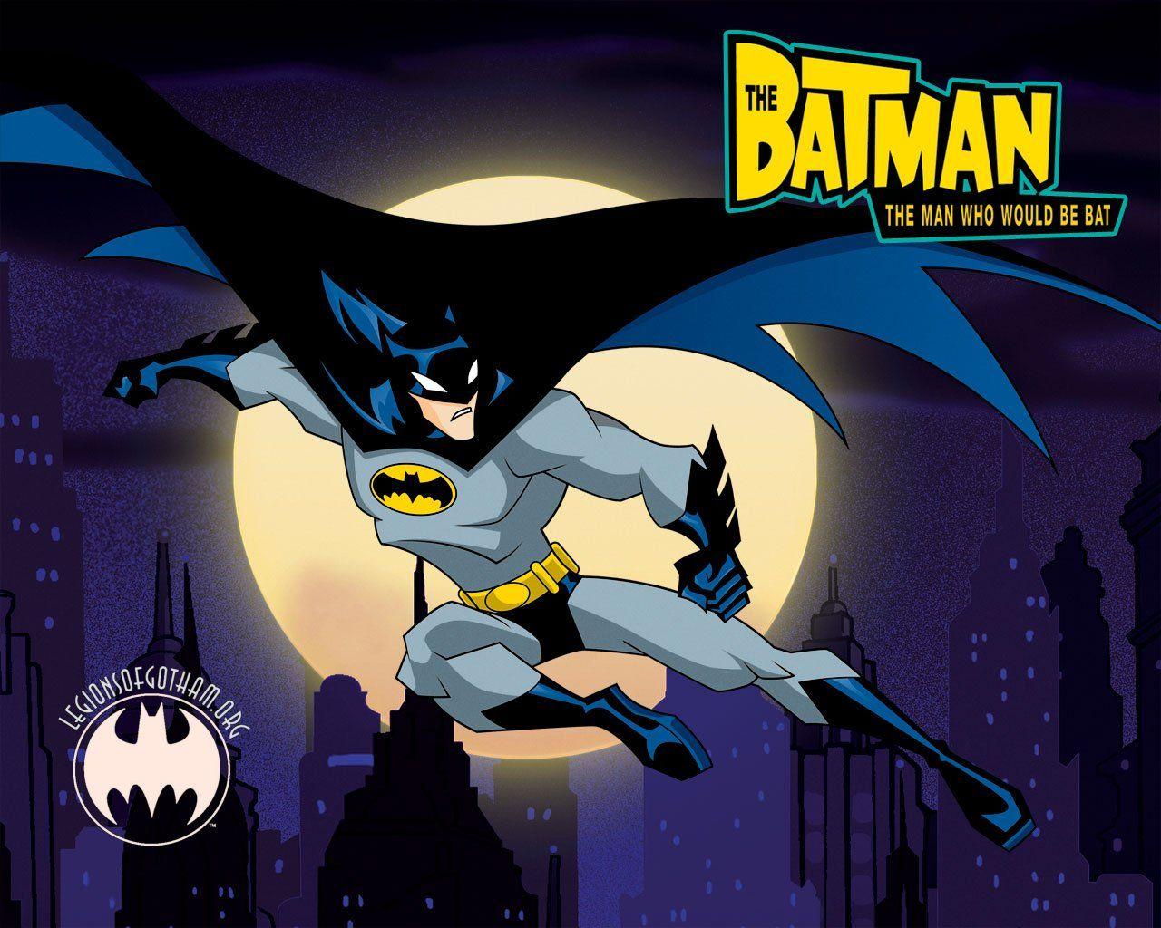 1280x1024 Batman Cartoon Wallpaper