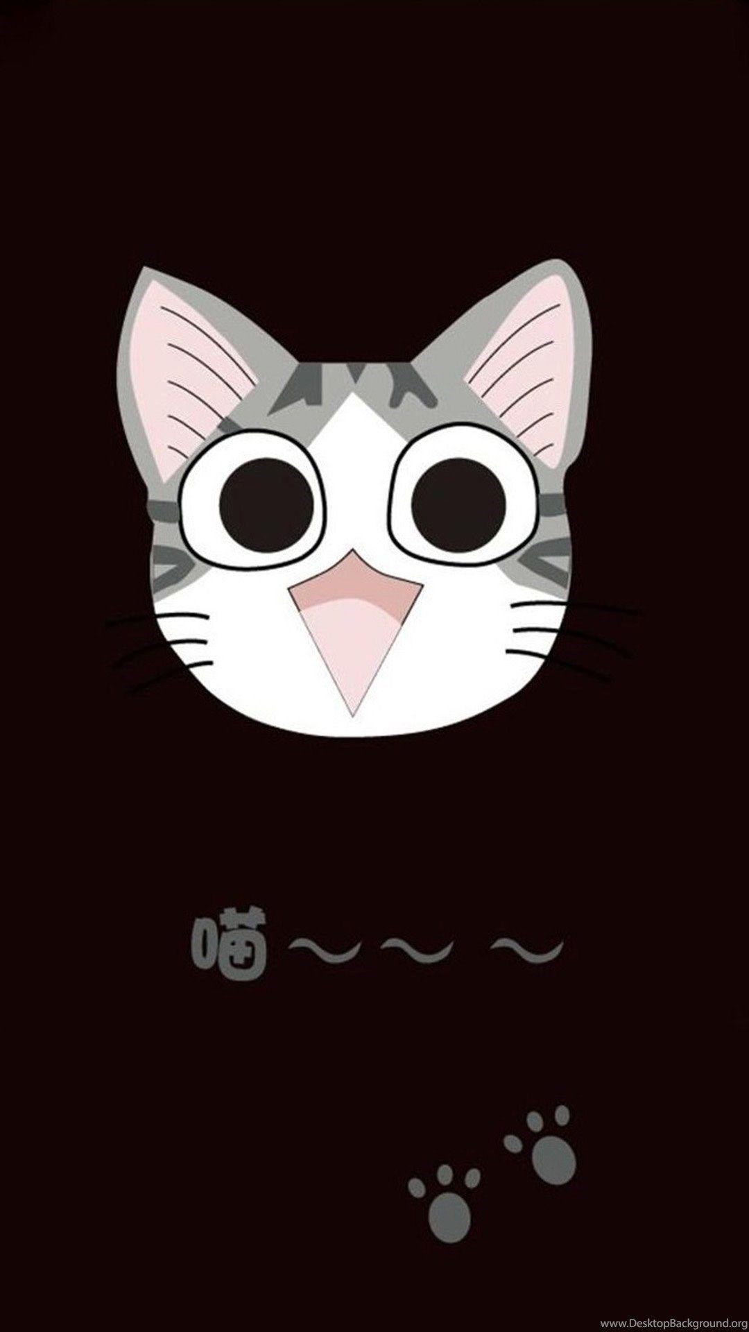 1080x1920 Cute Cat Cartoon 06 Galaxy S5 Desktop Background