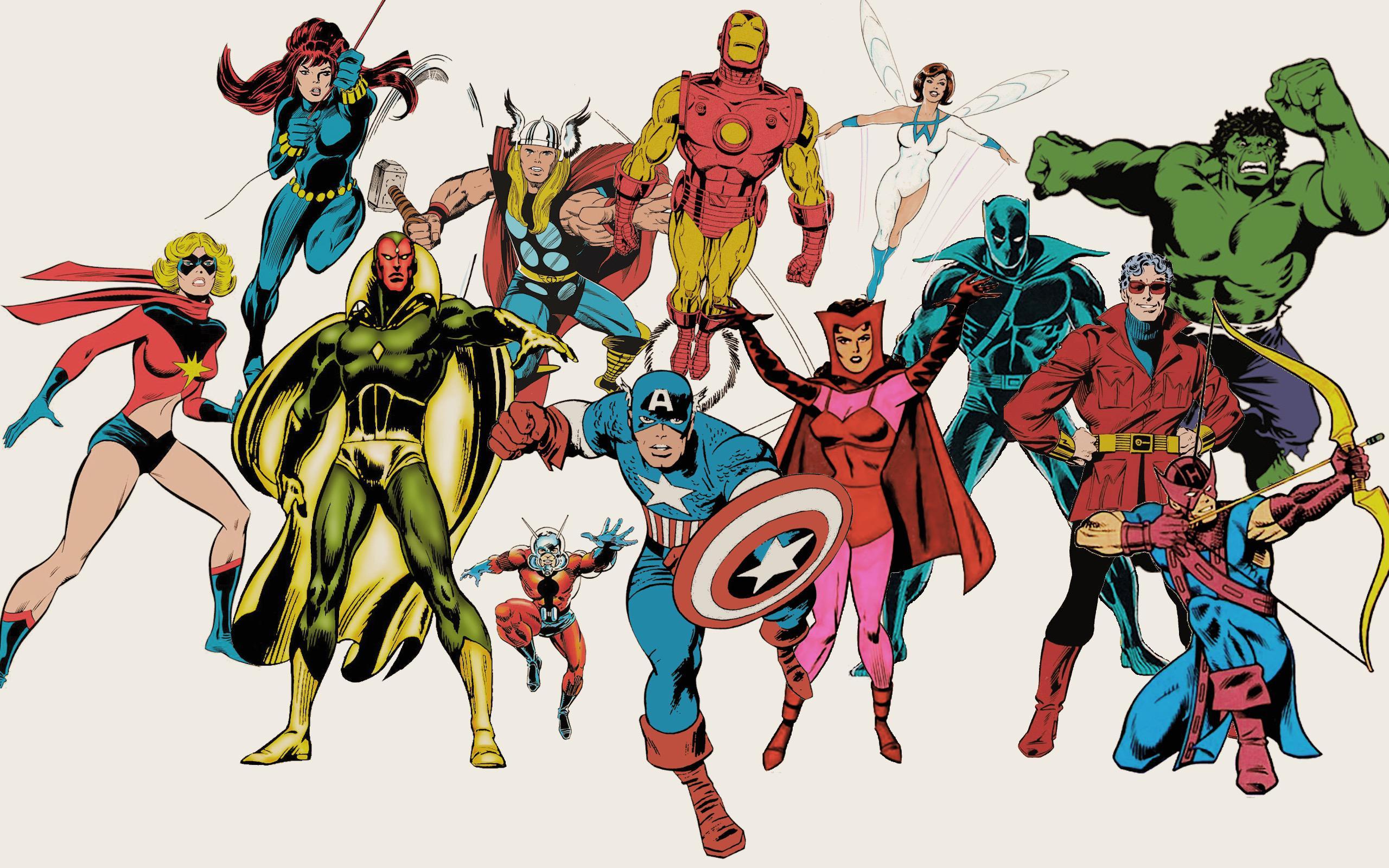 2560x1600 Animated Avengers Wallpaper
