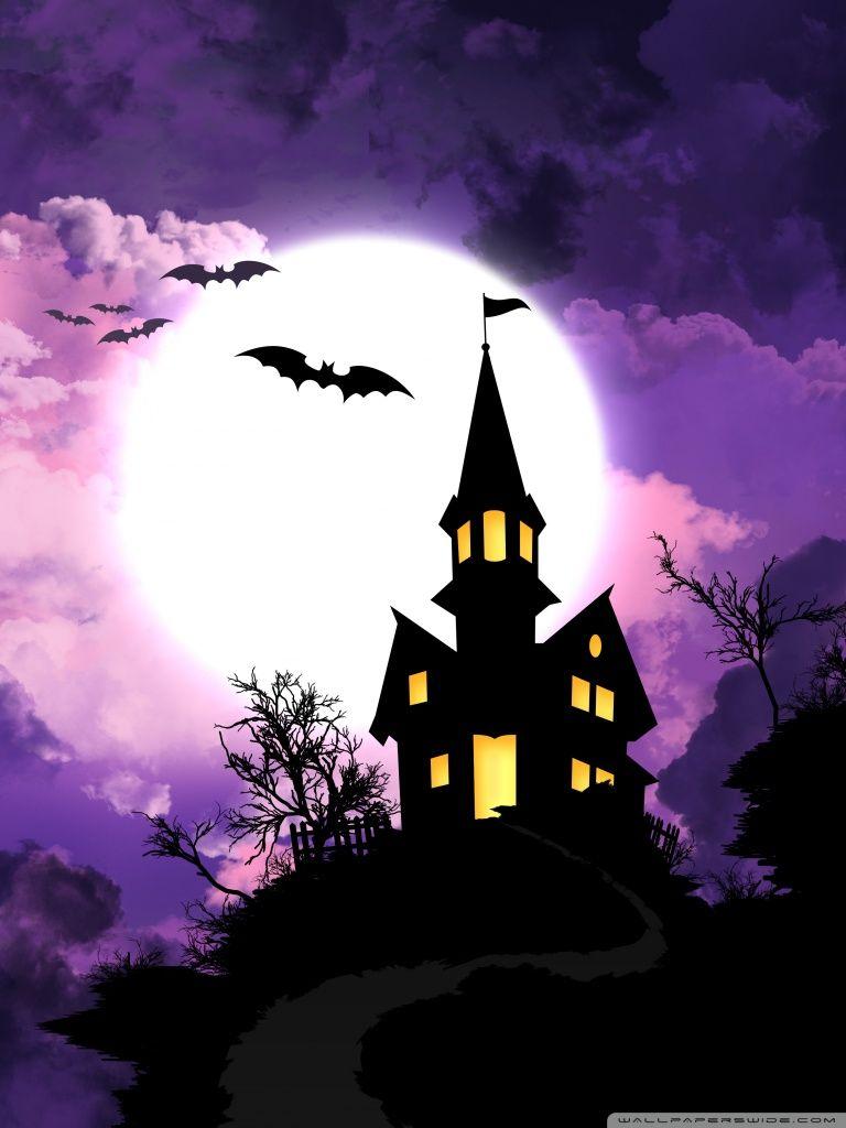768x1024 Spooky Halloween Ultra HD Desktop Background Wallpaper for 4K UHD