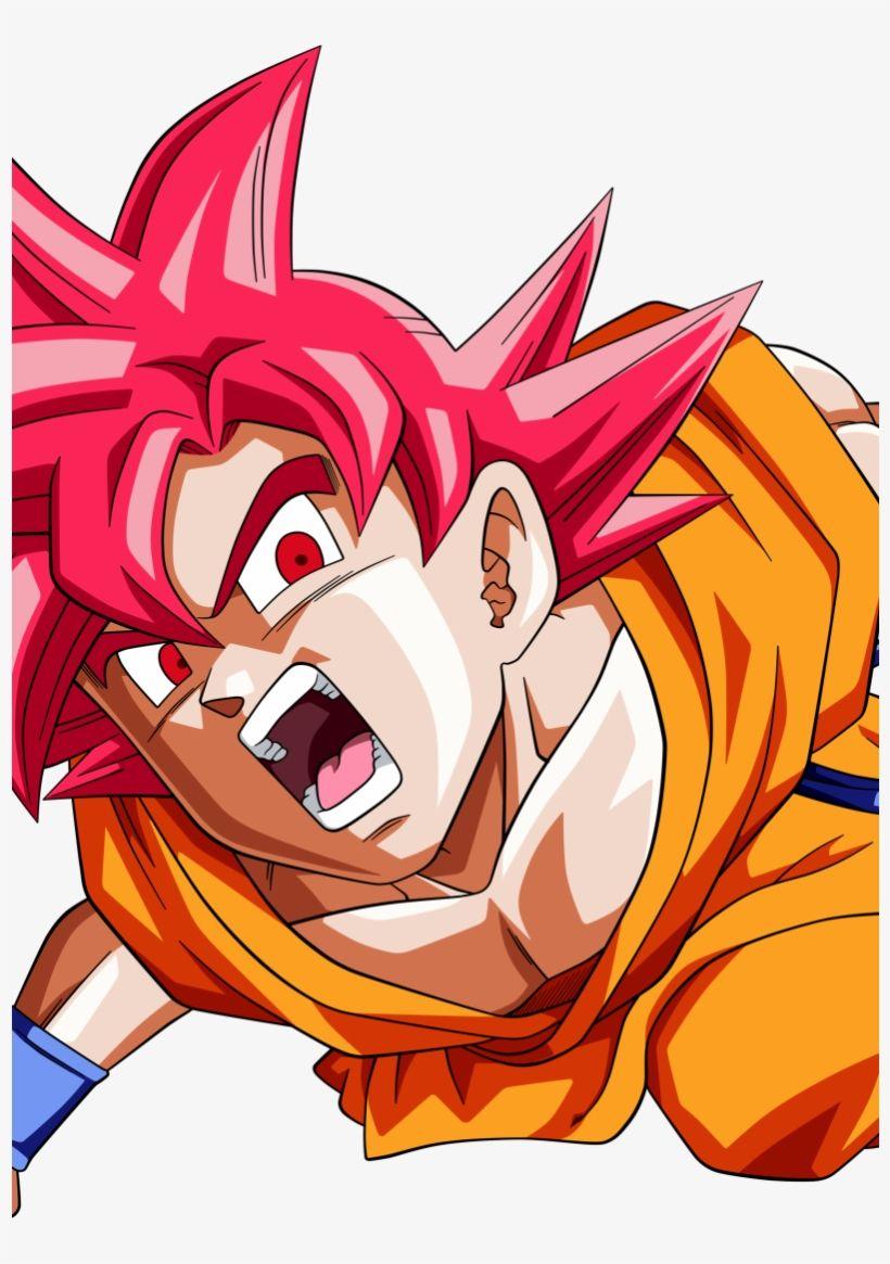 820x1165 Goku Ssj God Anime / Dragon Ball Super Mobile Wallpaper