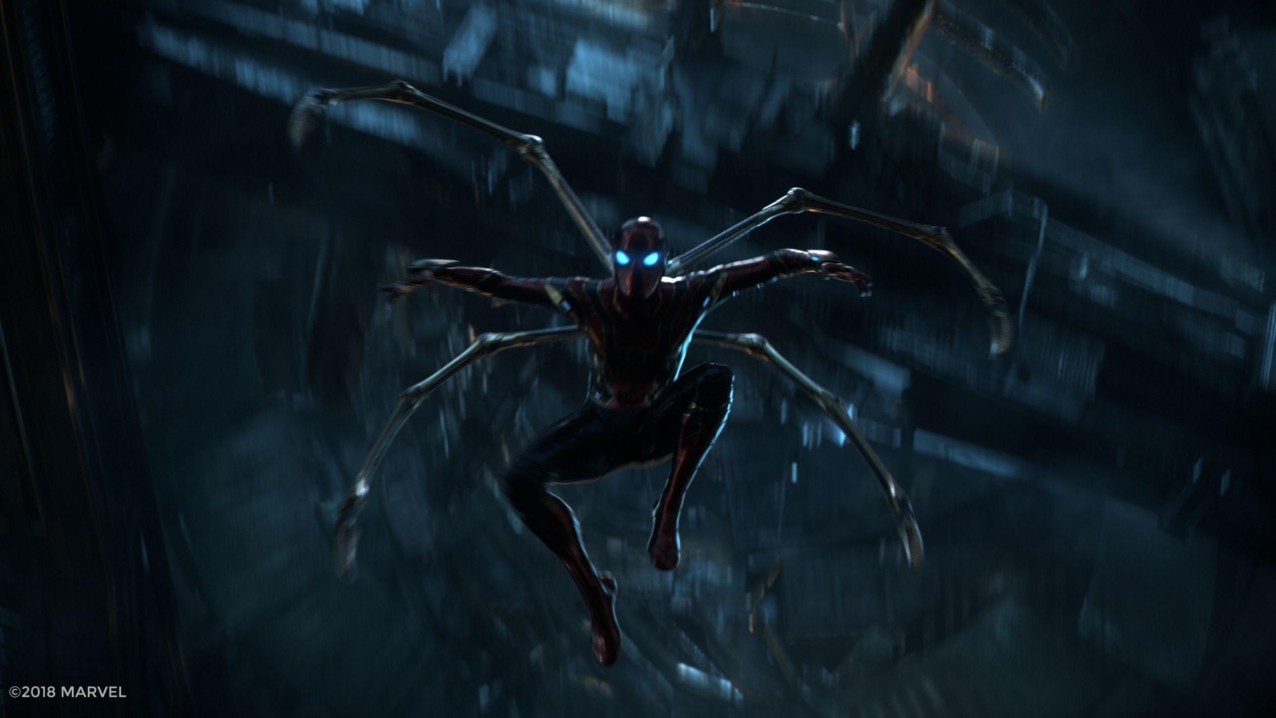 2560x1440 Free download 2560x1440 Tom Holland as Spider Man Iron Spider Suit