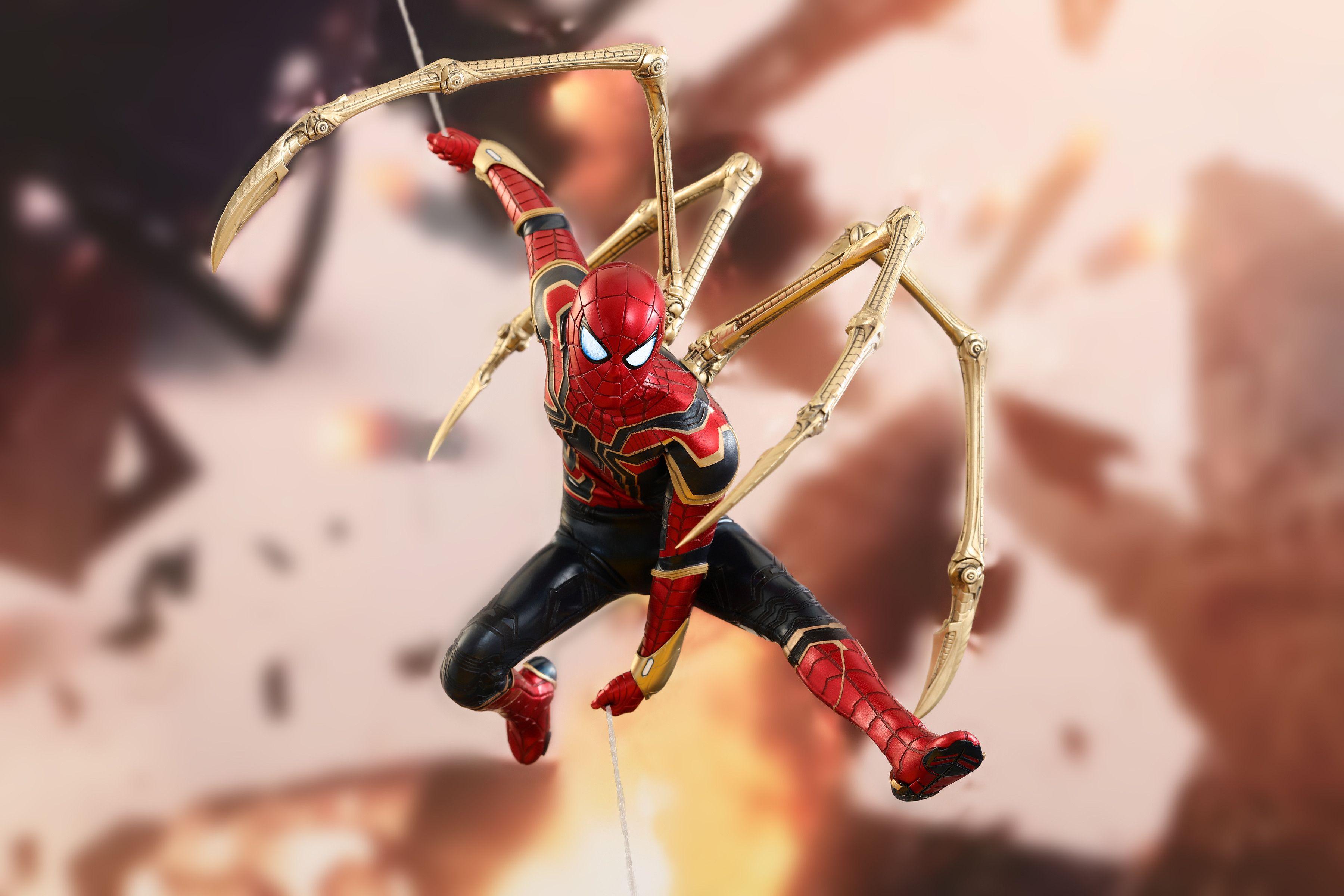 3600x2400 Wallpaper Iron Spider, Spider Man, 4K, Creative Graphics