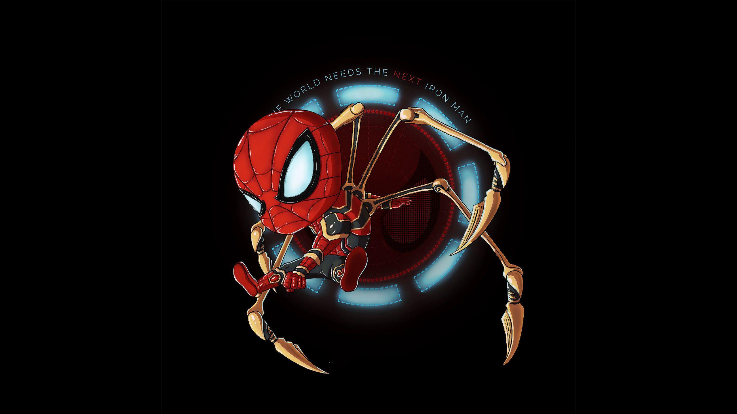 2560x1440 Next Iron Spider Man 1440P Resolution HD 4k Wallpaper
