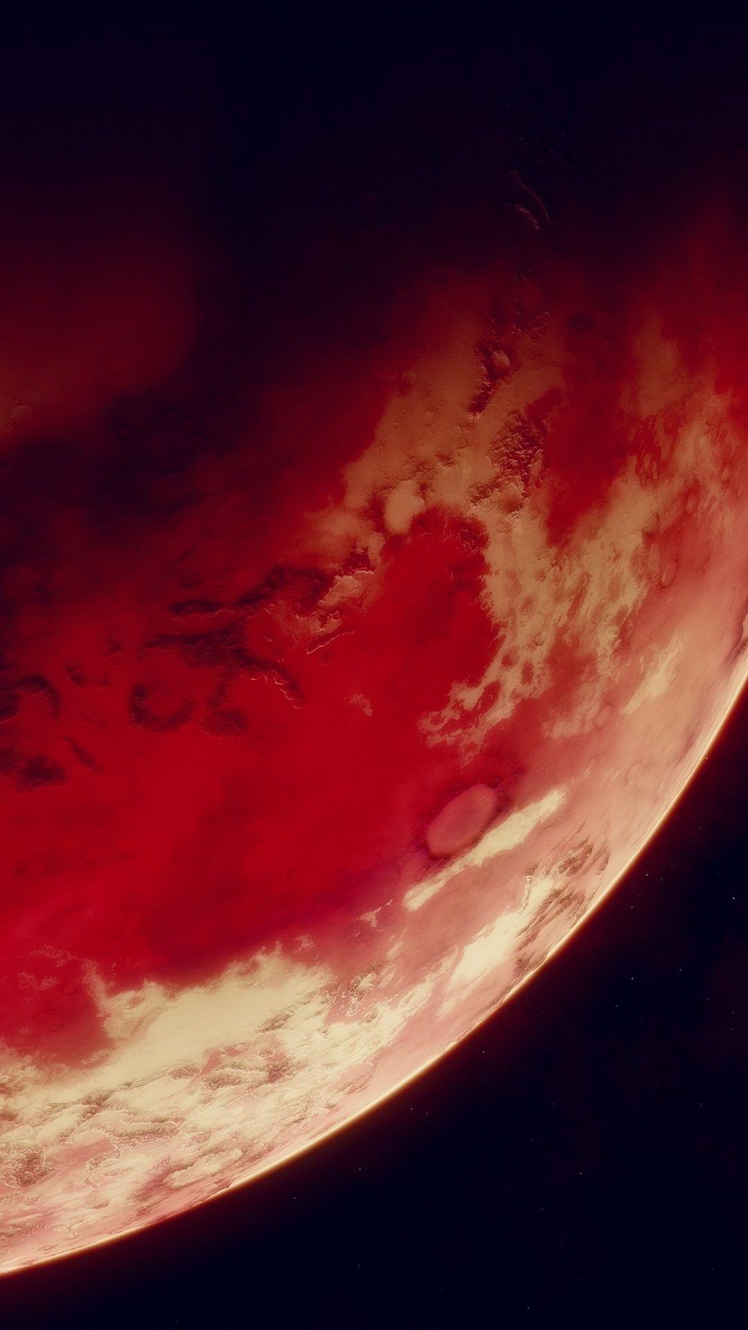 1080x1920 Red Planet, Space, Black Background 1080x1920 IPhone 8 7 6 6S Plus