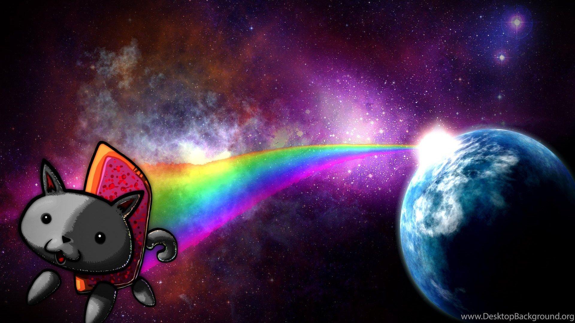 1920x1080 Top Nyan Cat Galaxy Wallpaper Wallpaper Desktop Background