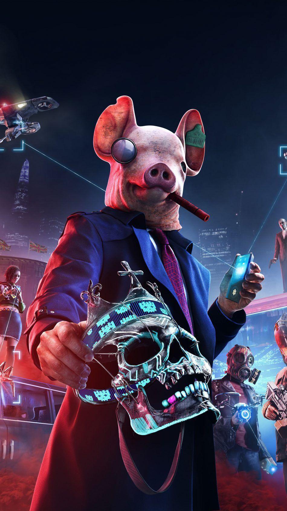 950x1689 Watch Dogs Legion 2020 Video Game. Papéis de parede HD celular