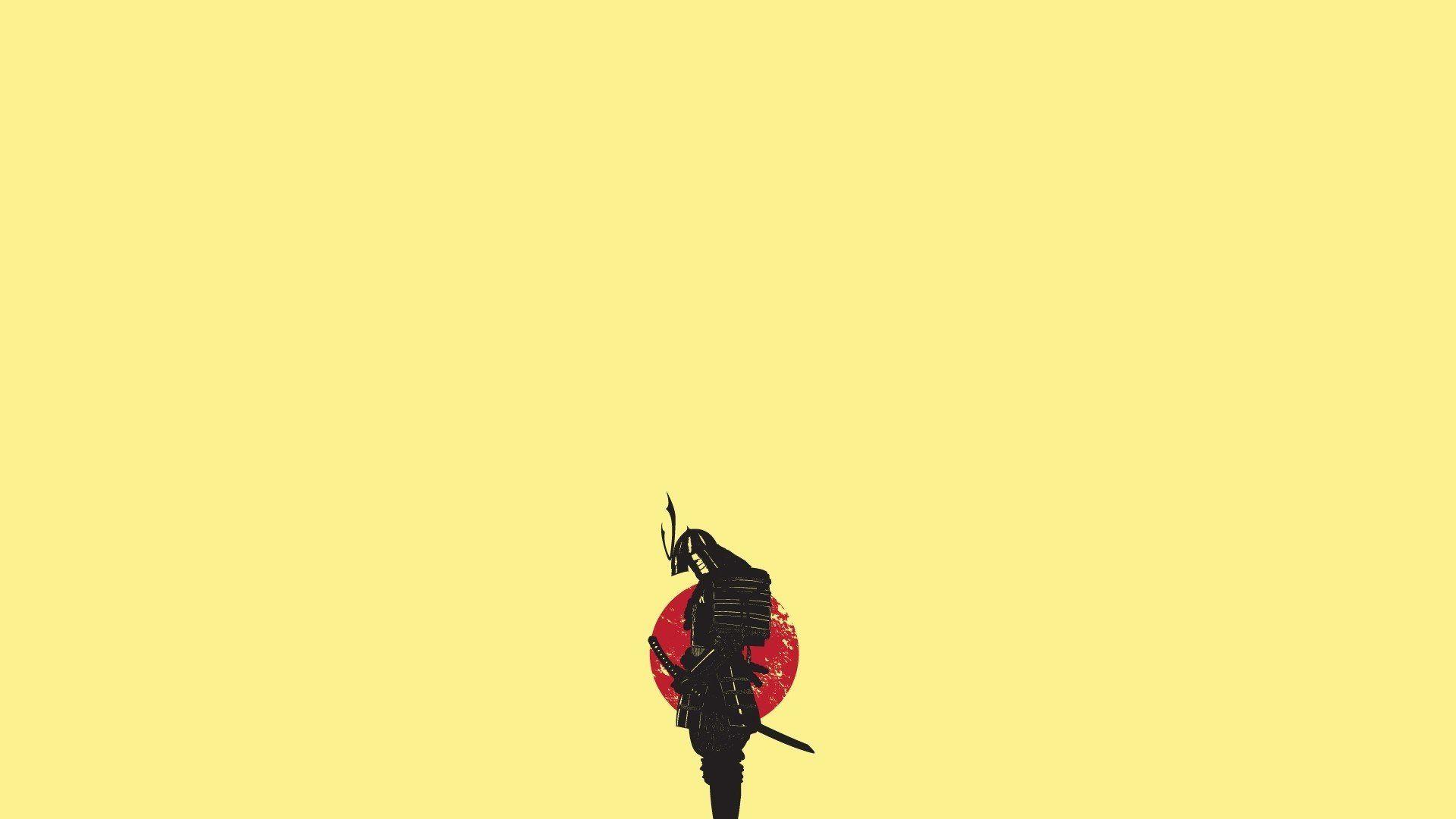1920x1080 Abstract Artwork Gaks Designs Japanese Minimalistic Samurai Simple