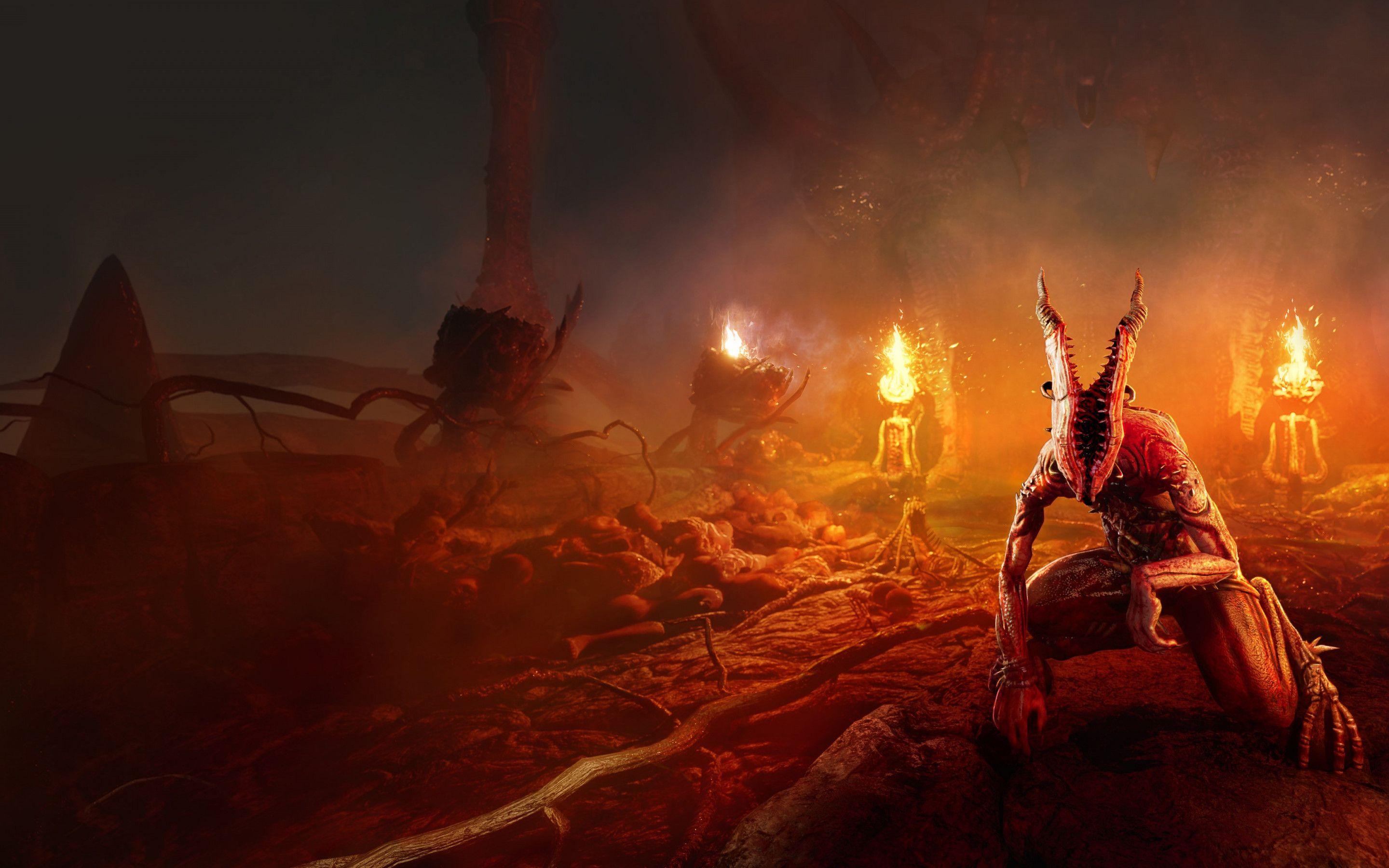2880x1800 Download wallpaper: Agony, the video game 2880x1800