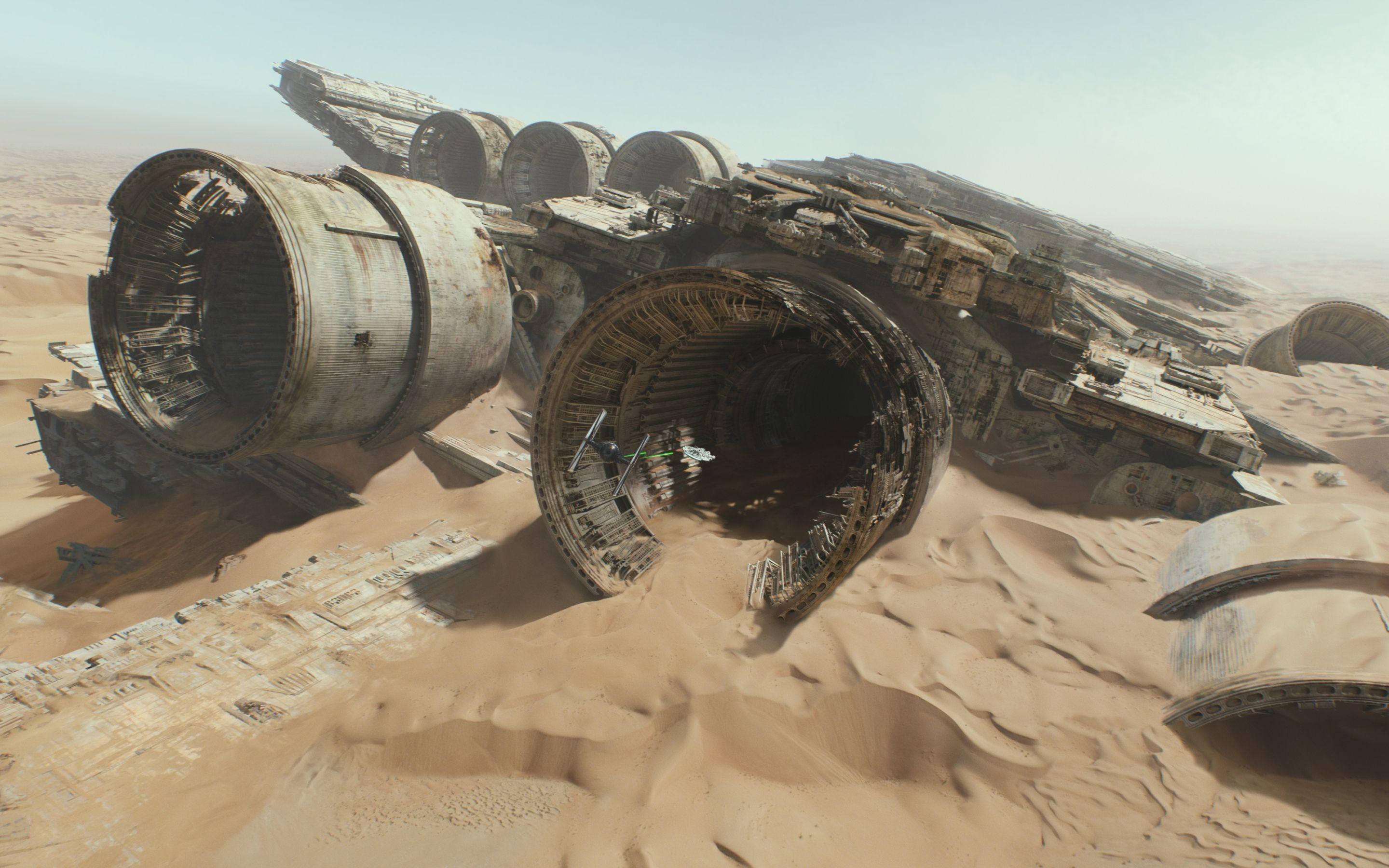 2880x1800 Star Wars The Force Awakens Ship For 2880 X 1800 Retina