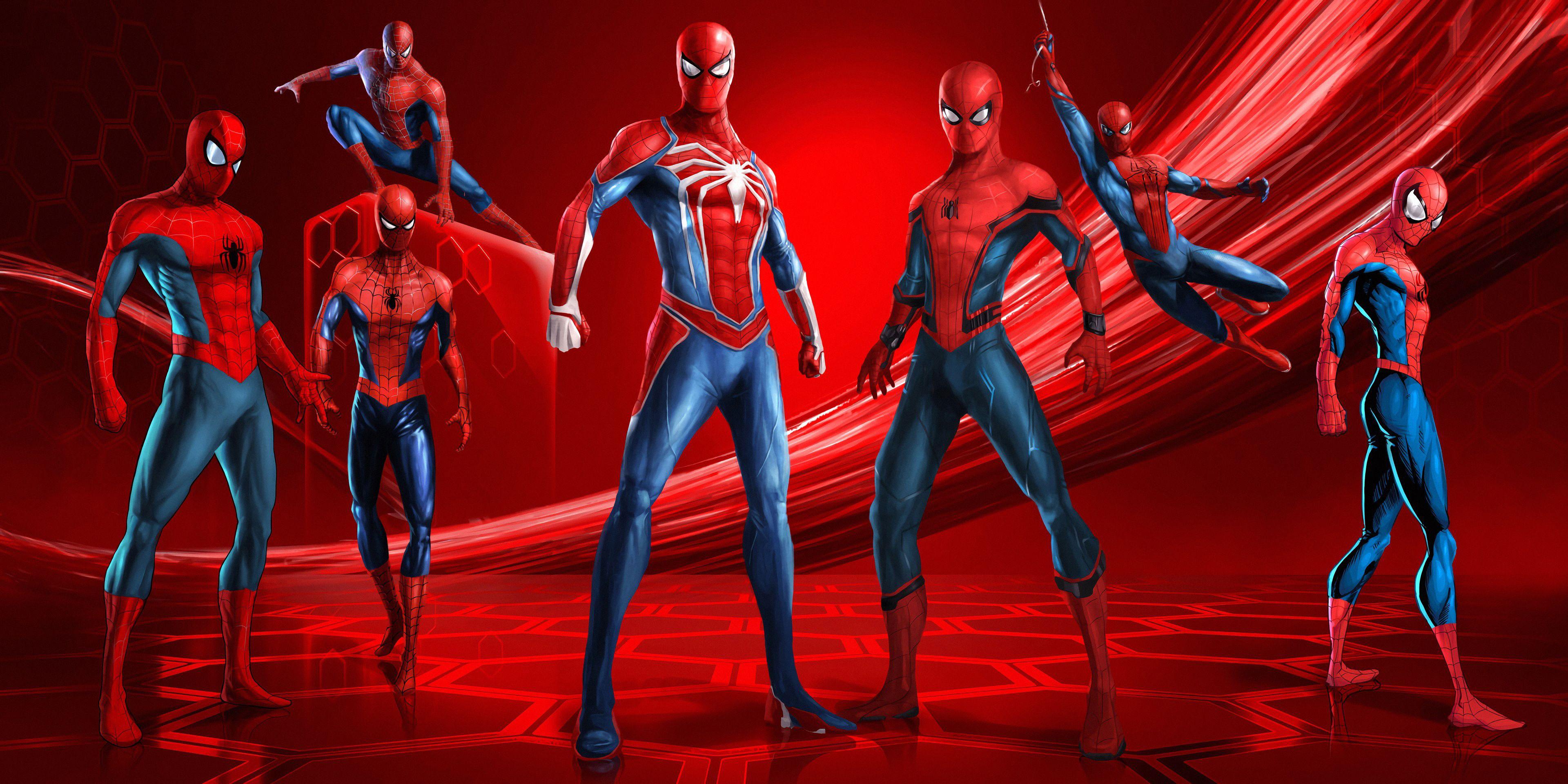 3840x1920 All Verse Spiderman, Siêu anh hùng HD, Hình nền 4k, Hình ảnh