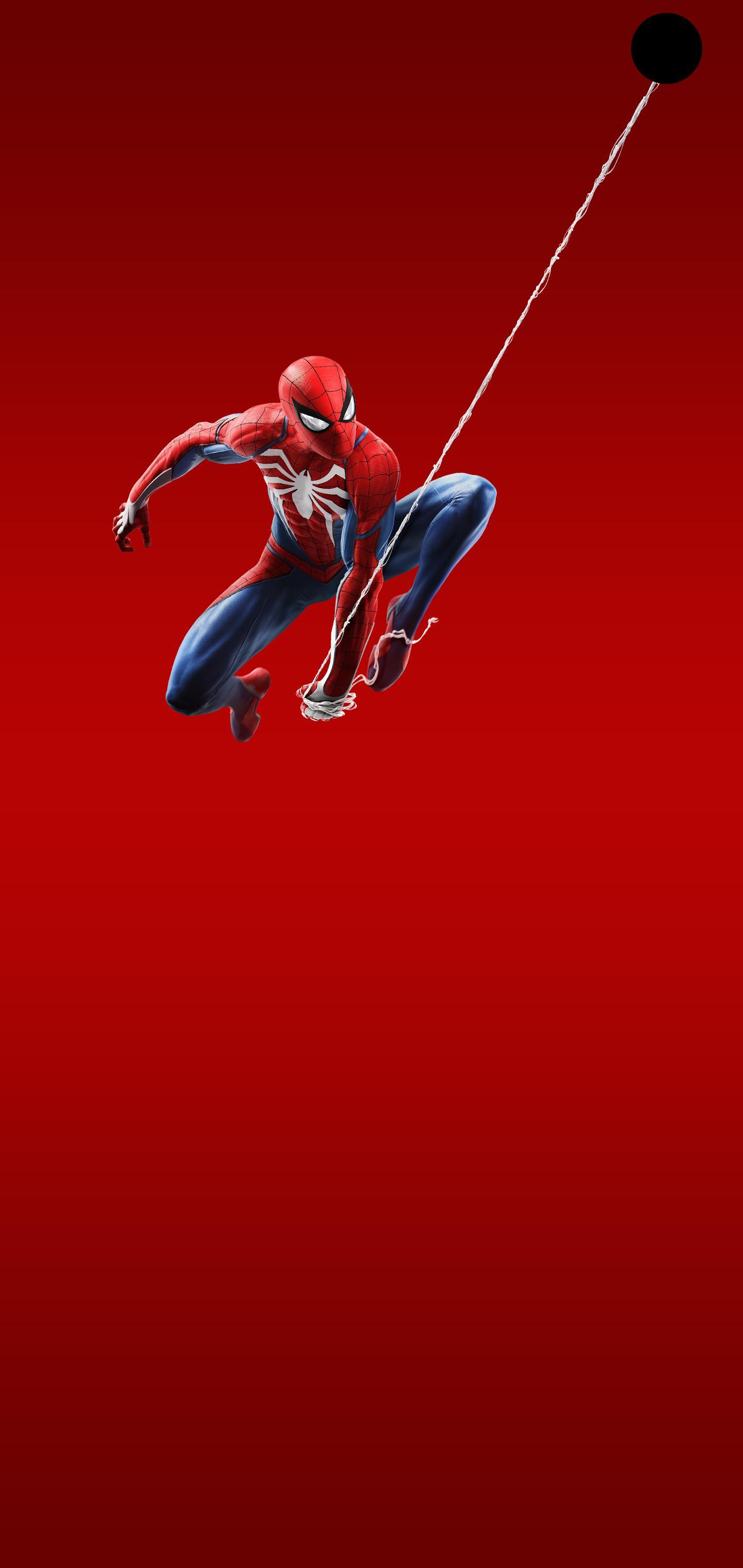 1440x3040 Spider Man Web Swings Hình nền Galaxy S10 Hole Punch