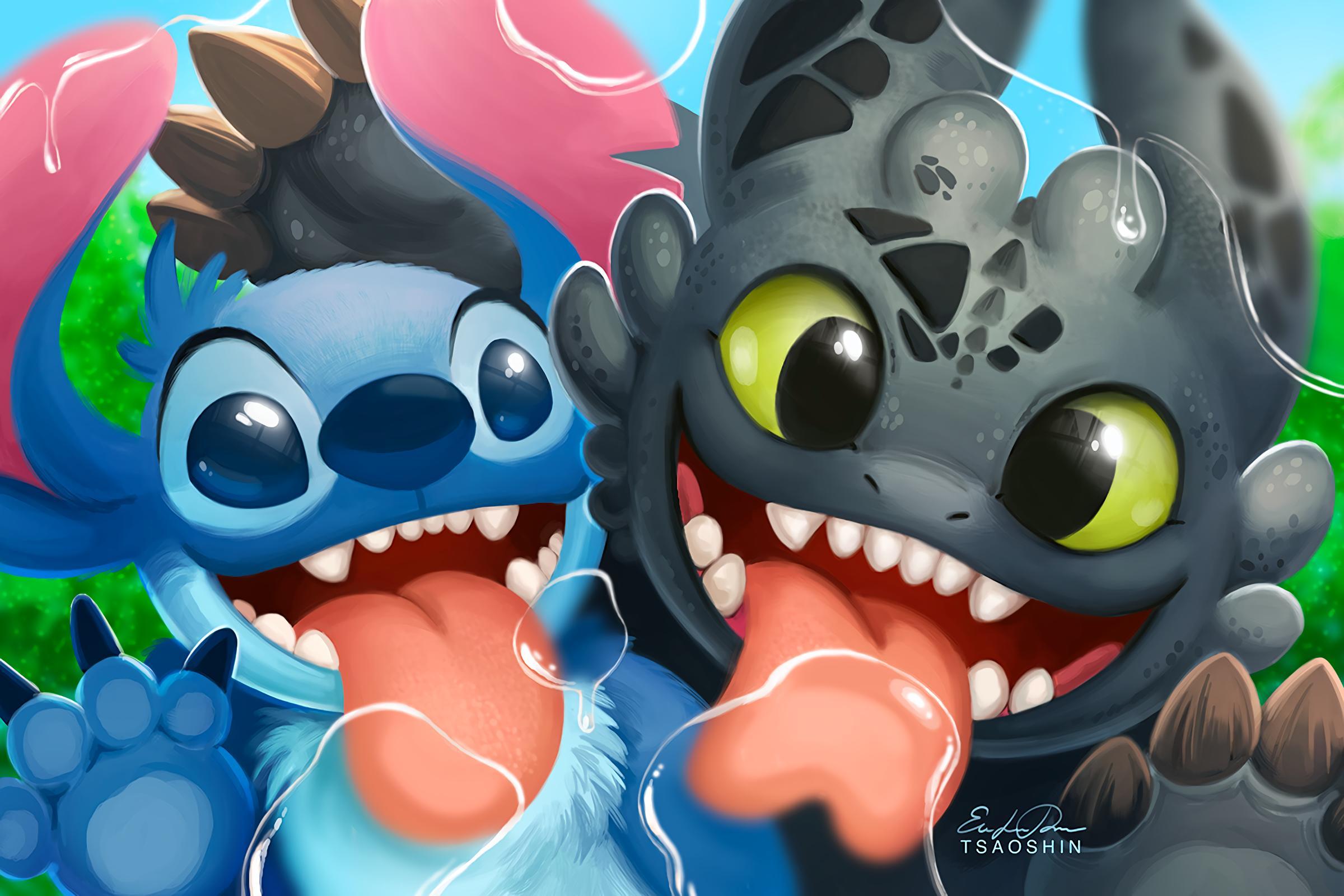 Toothless And Stitch Wallpapers Top Free Toothless And Stitch Backgrounds Wallpaperaccess 