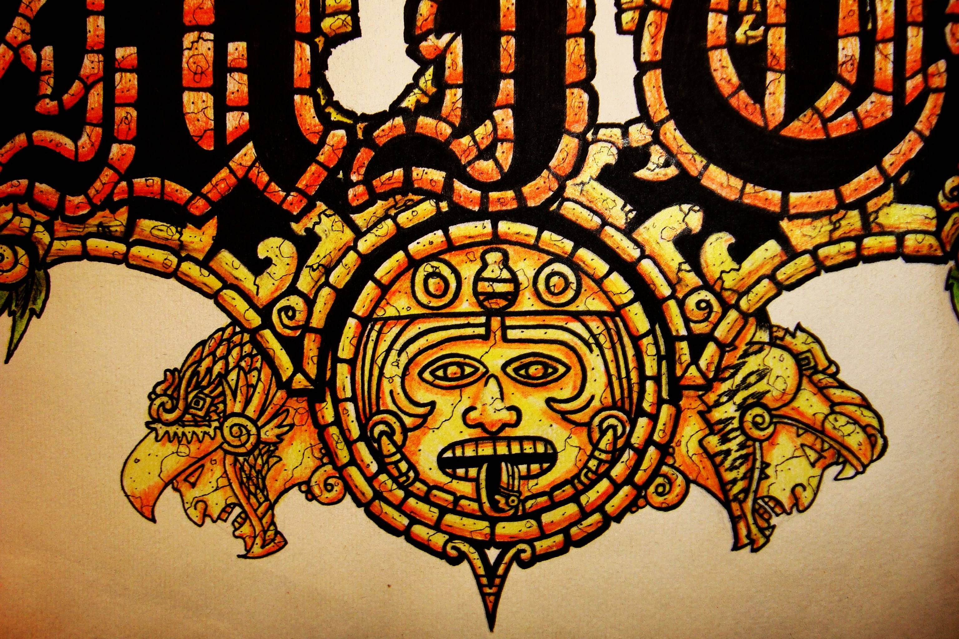 3072x2048 Free download Aztec Warrior Wallpaper [3072x2048]