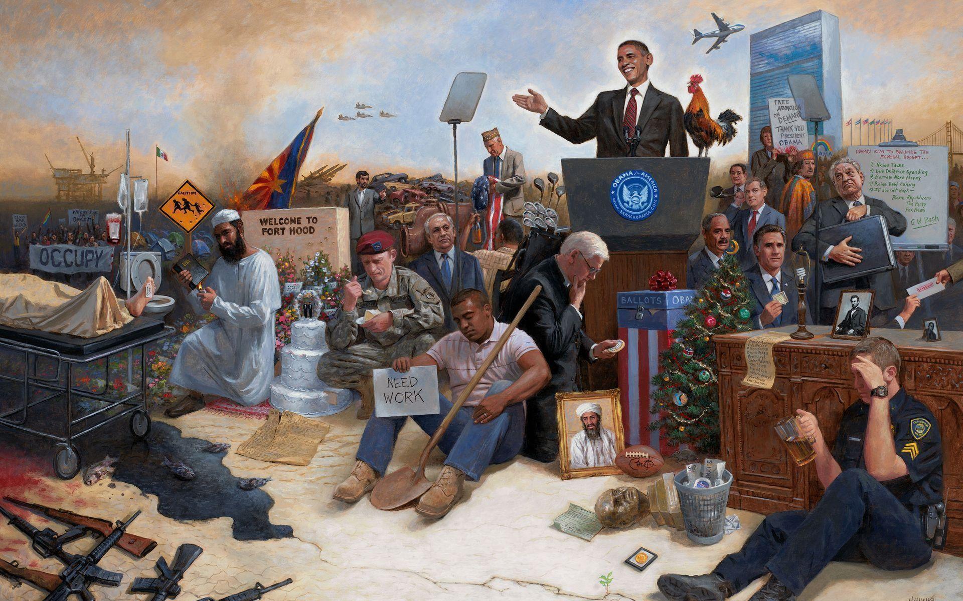 1920x1200 Political Cartoons Wallpaper