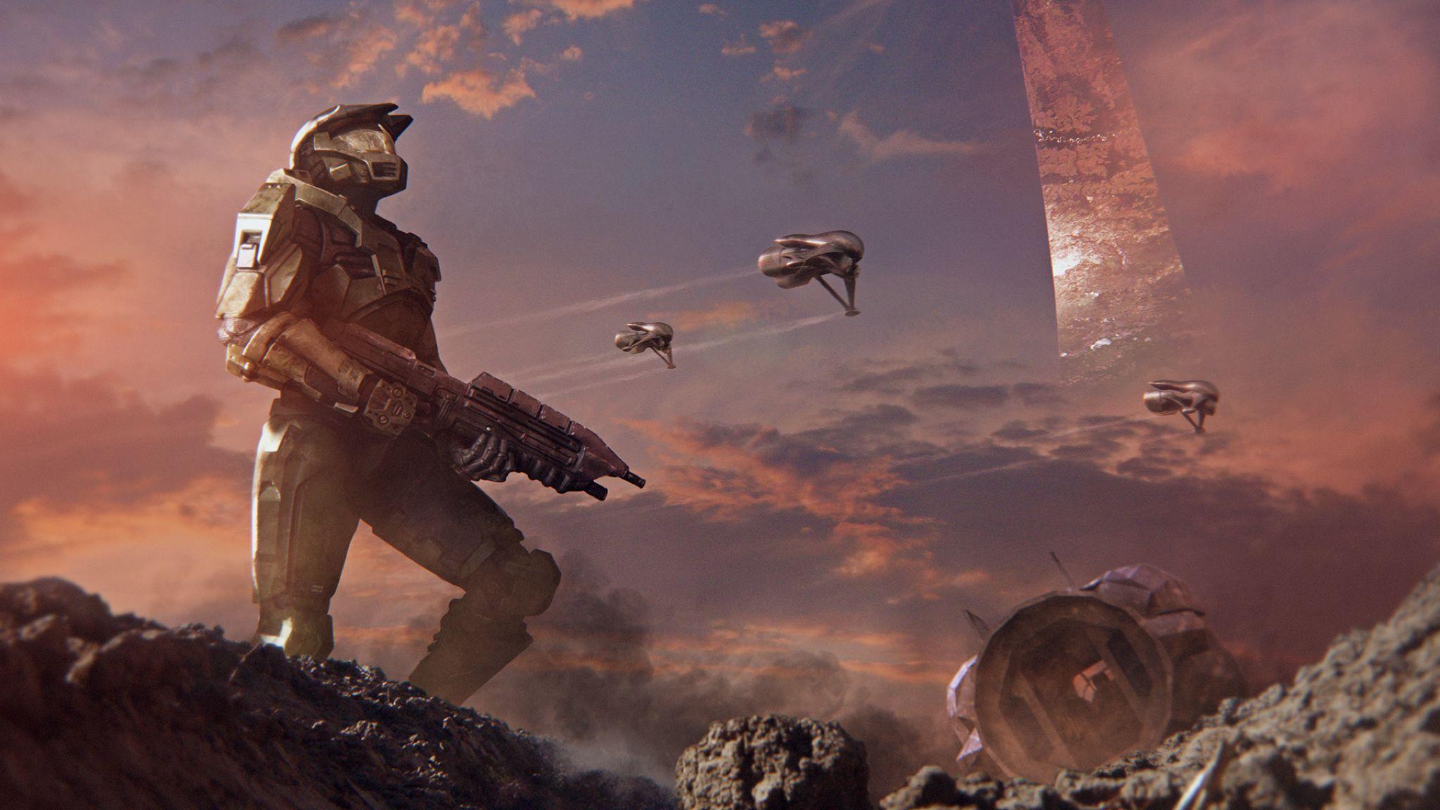 2048x1152 Halo Alpha Battle 2048x1152 Resolution Wallpaper, HD