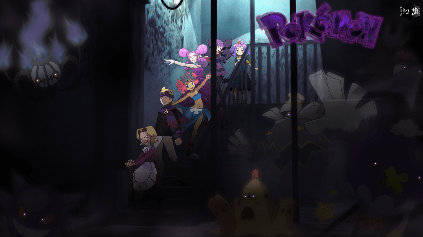1366x768 Psychic Pokemon Wallpaper